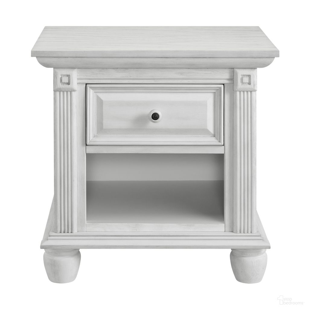 The appearance of London Lane 1 Drawer Nightstand In Vintage White designed by Oxford Baby in the modern / contemporary interior design. This vintage white piece of furniture was selected by 1StopBedrooms from London Lane Collection to add a touch of cosiness and style into your home. Sku: 11022411. Material: Wood.