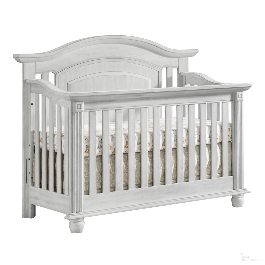 The appearance of London Lane 4 In 1 Convertible Crib In Vintage White designed by Oxford Baby in the modern / contemporary interior design. This vintage white piece of furniture was selected by 1StopBedrooms from London Lane Collection to add a touch of cosiness and style into your home. Sku: 11011411. Material: Wood.