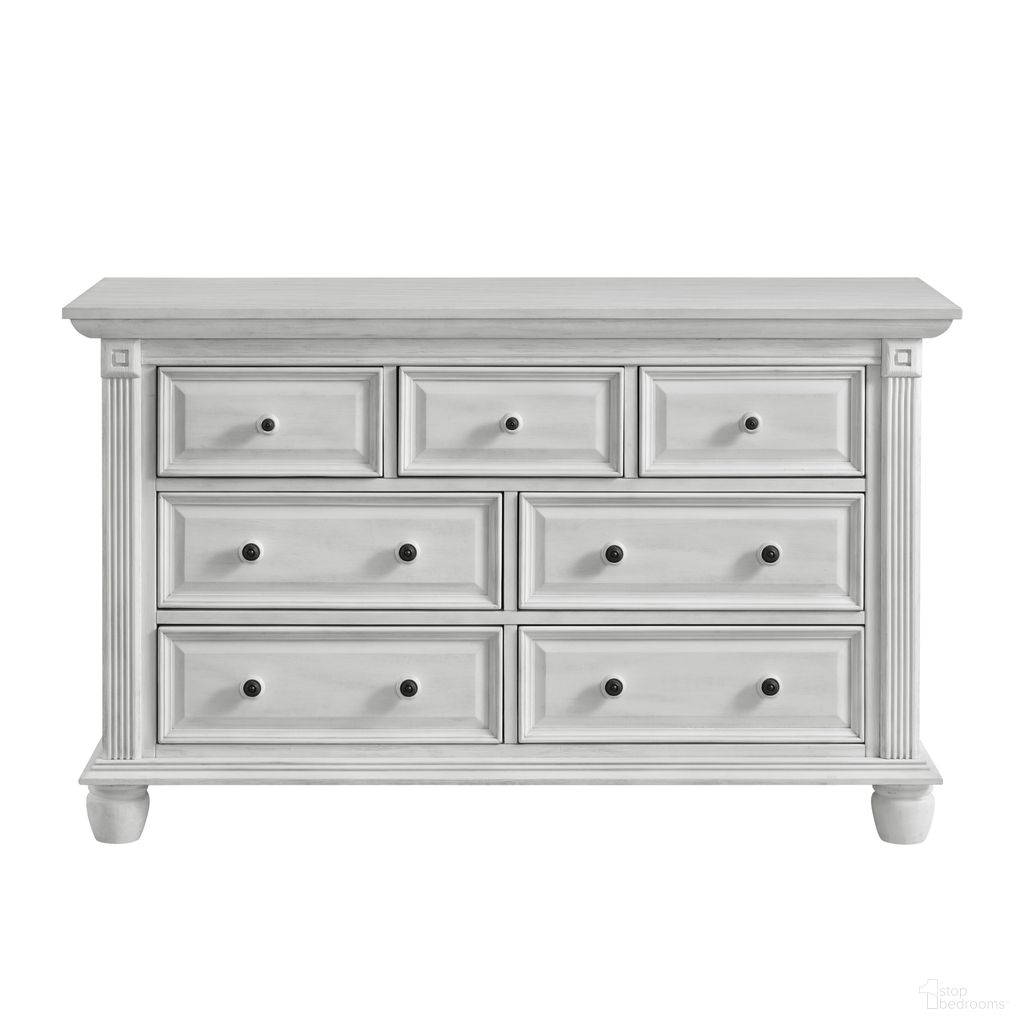 The appearance of London Lane 7 Drawer Dresser In Vintage White designed by Oxford Baby in the modern / contemporary interior design. This vintage white piece of furniture was selected by 1StopBedrooms from London Lane Collection to add a touch of cosiness and style into your home. Sku: 11037411. Material: Wood.