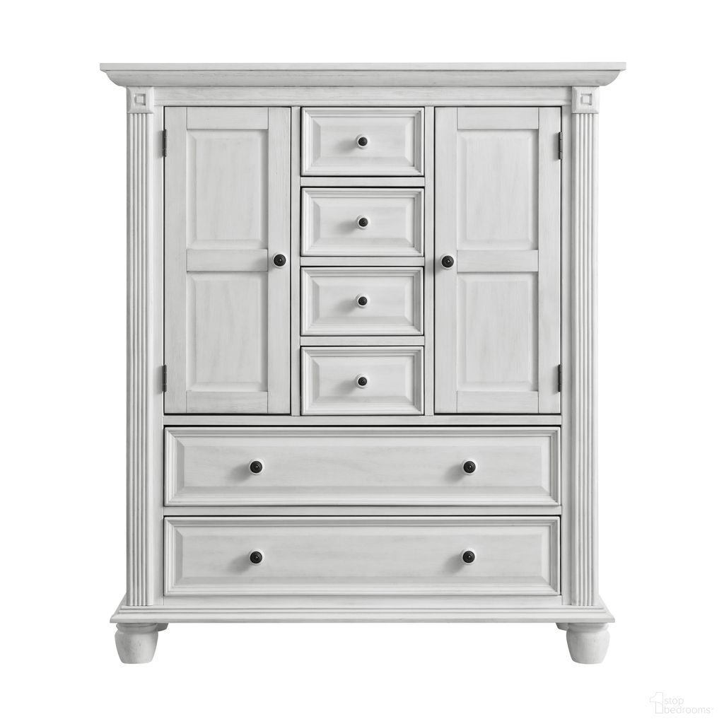 The appearance of London Lane Chifferobe In Vintage White designed by Oxford Baby in the modern / contemporary interior design. This vintage white piece of furniture  was selected by 1StopBedrooms from London Lane Collection to add a touch of cosiness and style into your home. Sku: 11045411. Material: Wood.