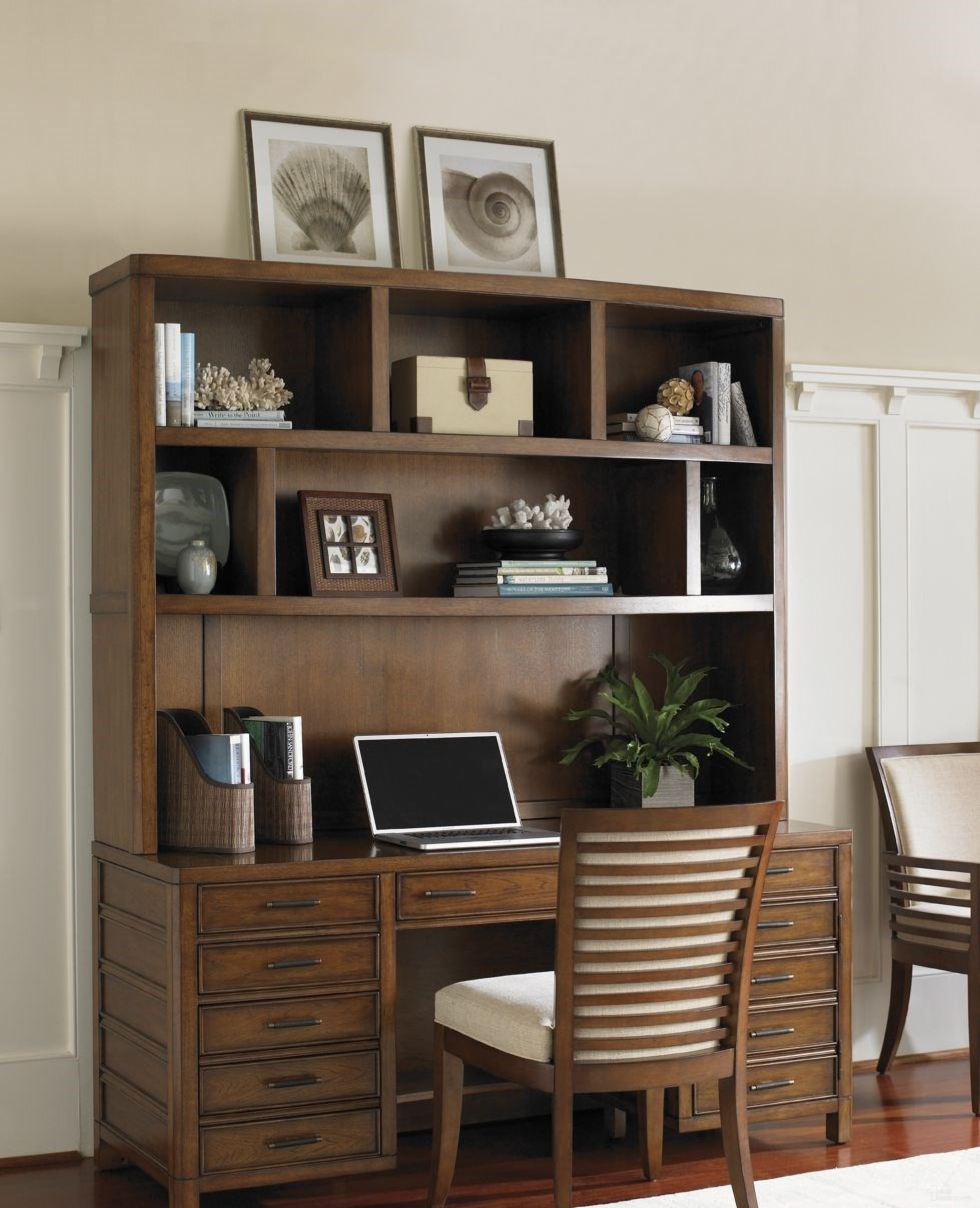 The appearance of Longboat Key Warm Sundrenched Credenza With Deck designed by Sligh in the transitional interior design. This brown piece of furniture  was selected by 1StopBedrooms from Longboat Key Collection to add a touch of cosiness and style into your home. Sku: 279LK-430;279LK-440.
