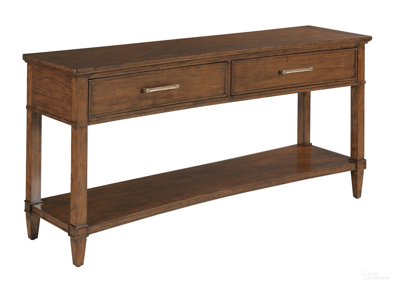 Longham Console Table In Warm Auburn