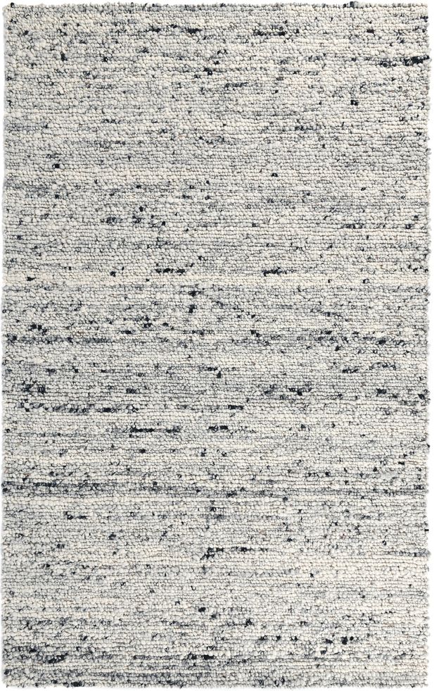 Loomis Wool 2x3 Rug In Ivory and Gray