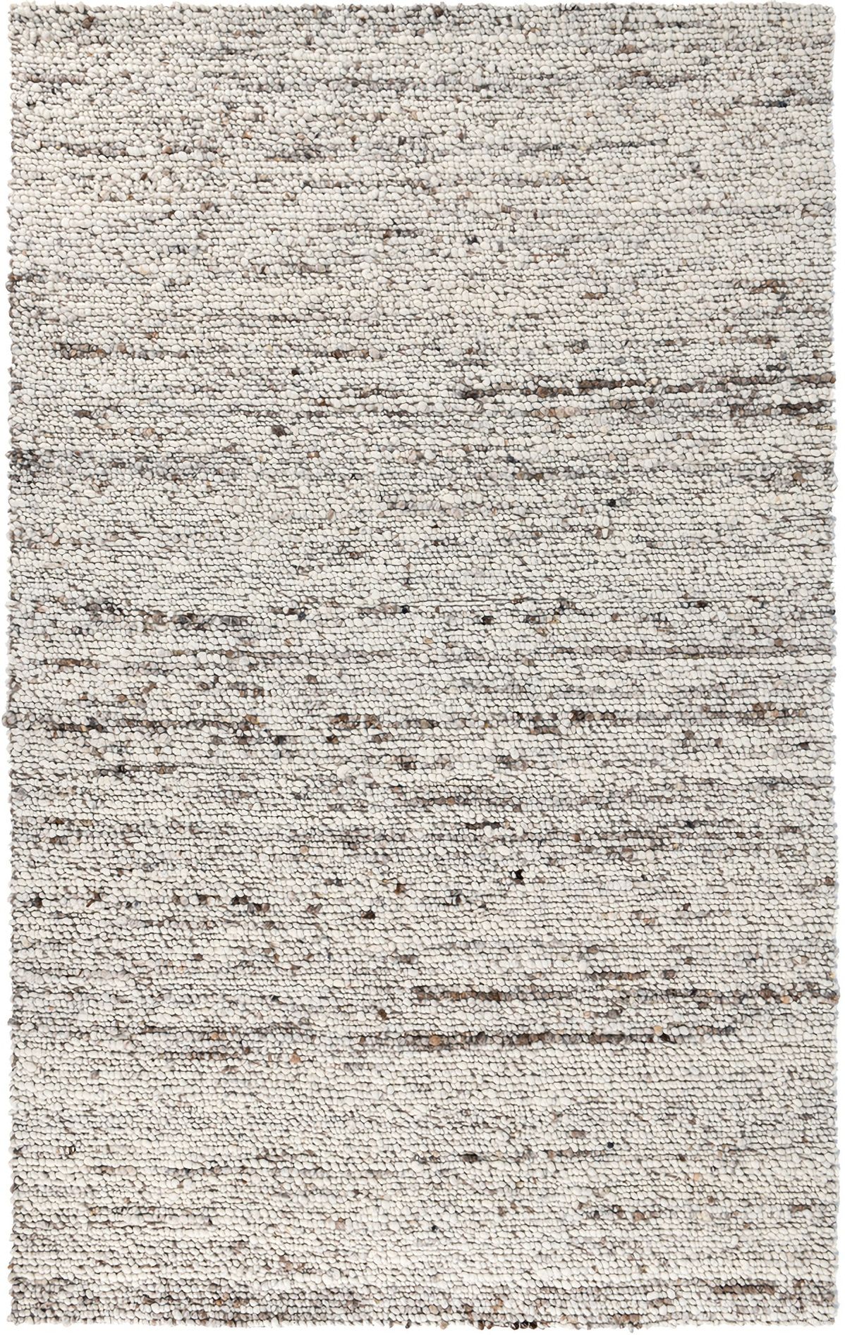 Loomis Wool 2x3 Rug In Ivory and Natural