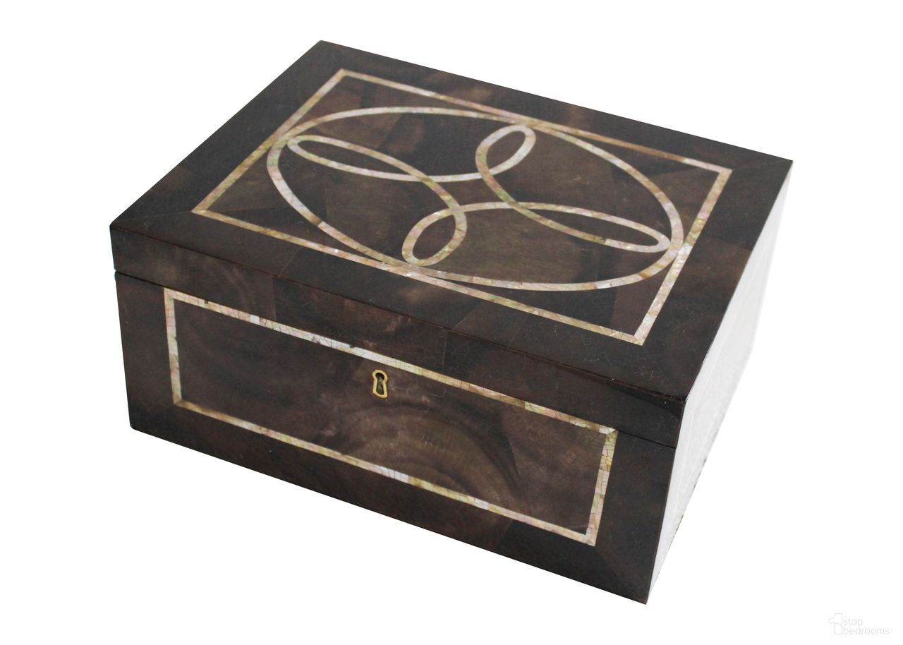 Loop Box In Brown and Brass