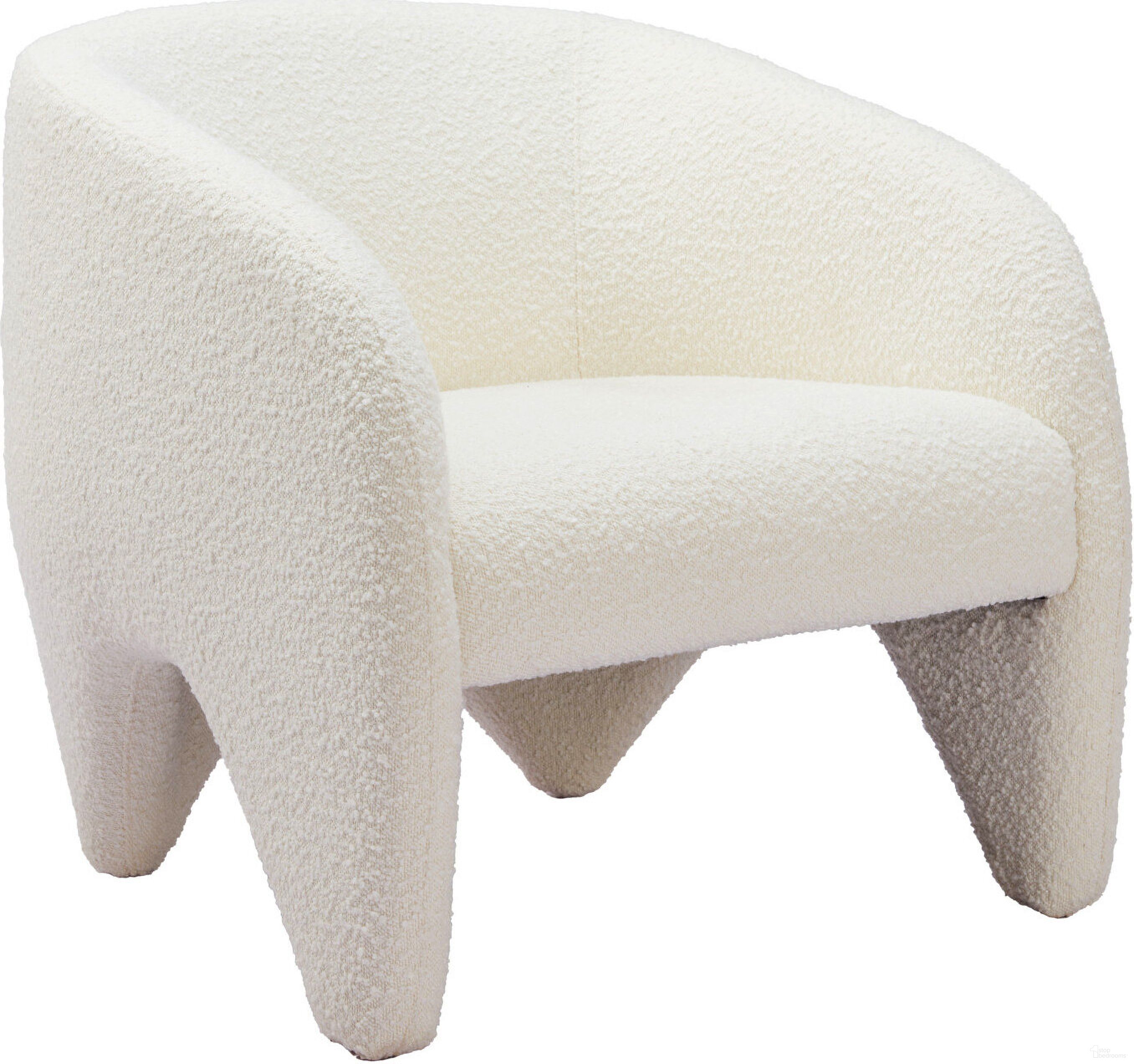 The appearance of Lopta Accent Chair In White designed by Zuo Modern in the modern / contemporary interior design. This white piece of furniture was selected by 1StopBedrooms from Lopta Collection to add a touch of cosiness and style into your home. Sku: 110279. Material: MDF.
