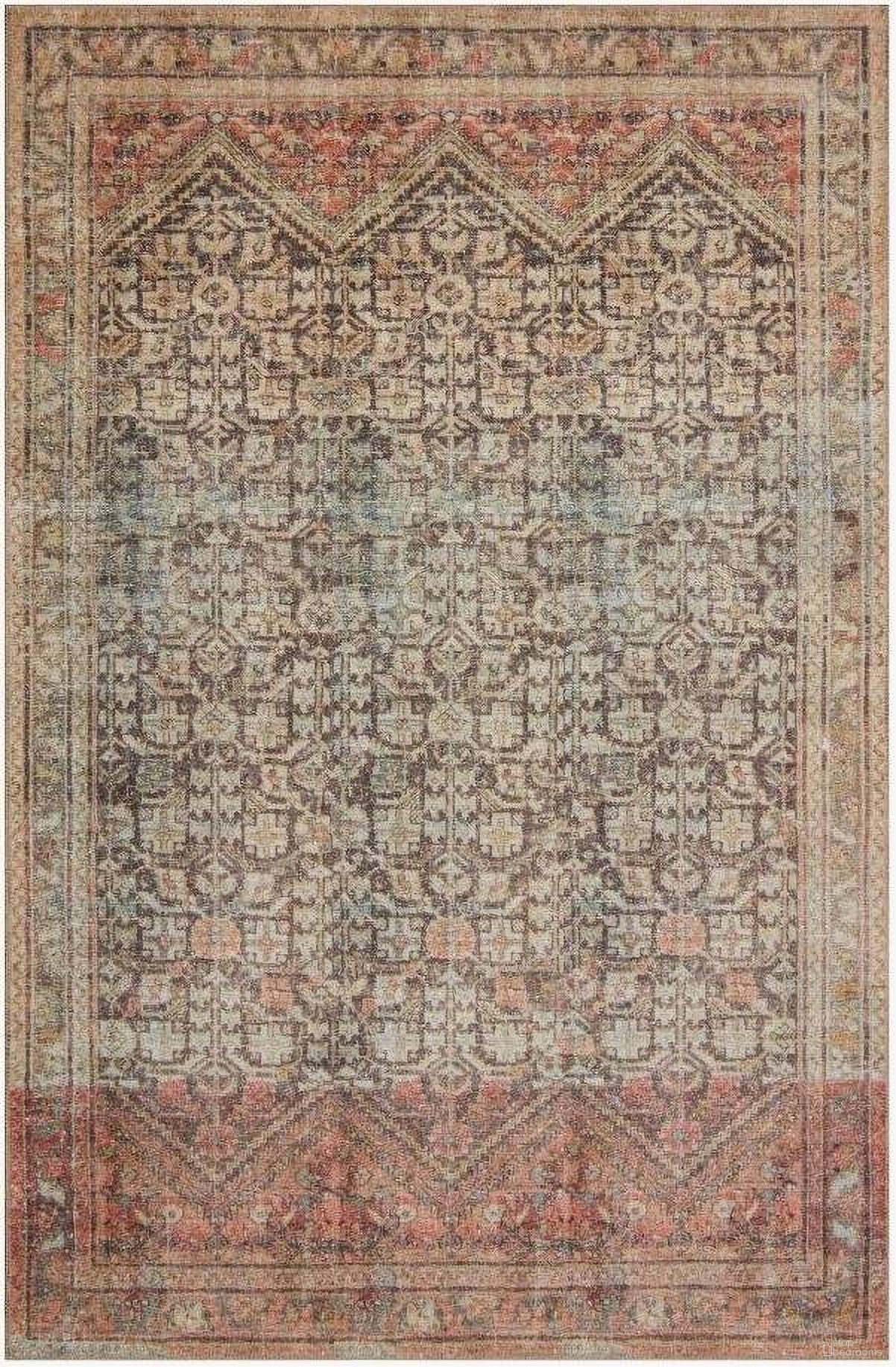 Loren Charcoal/Multi 1'6" x 1'6" Rug