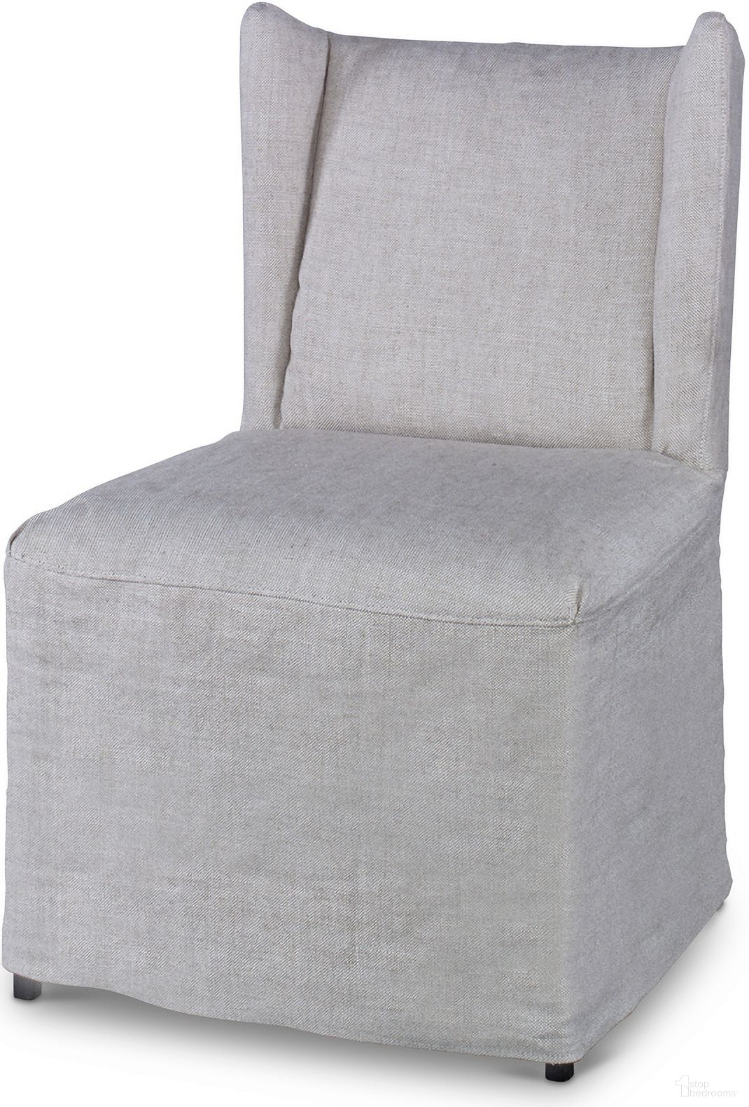 The appearance of Loren Side Chair In Linen designed by Century Furniture in the transitional interior design. This linen piece of furniture  was selected by 1StopBedrooms from Monarch Collection to add a touch of cosiness and style into your home. Sku: MN5821. Material: Beech Solid Wood. Chair Type: Side Chair.