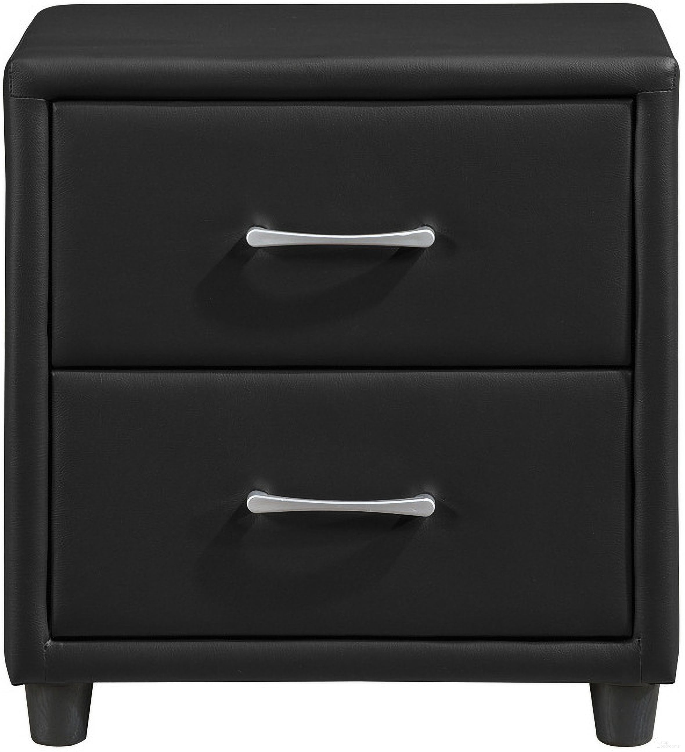 The appearance of Lorenzi Black Nightstand designed by Homelegance in the modern / contemporary interior design. This black piece of furniture was selected by 1StopBedrooms from Lorenzi Collection to add a touch of cosiness and style into your home. Sku: 2220-4. Material: Wood.