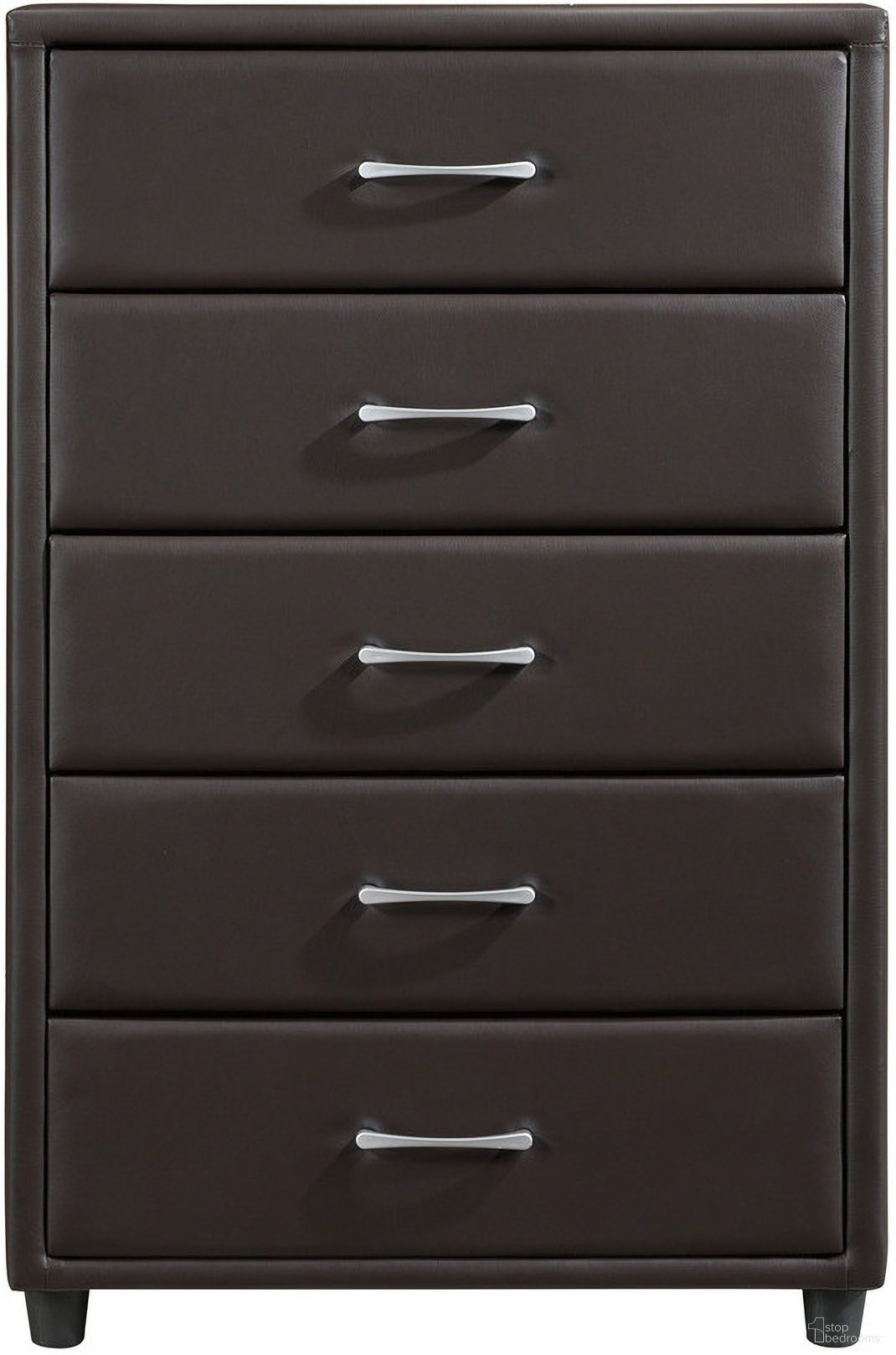 The appearance of Lorenzi Chest In Brown designed by Homelegance in the modern / contemporary interior design. This brown piece of furniture was selected by 1StopBedrooms from Lorenzi Collection to add a touch of cosiness and style into your home. Sku: 2220DBR-9. Material: Wood.