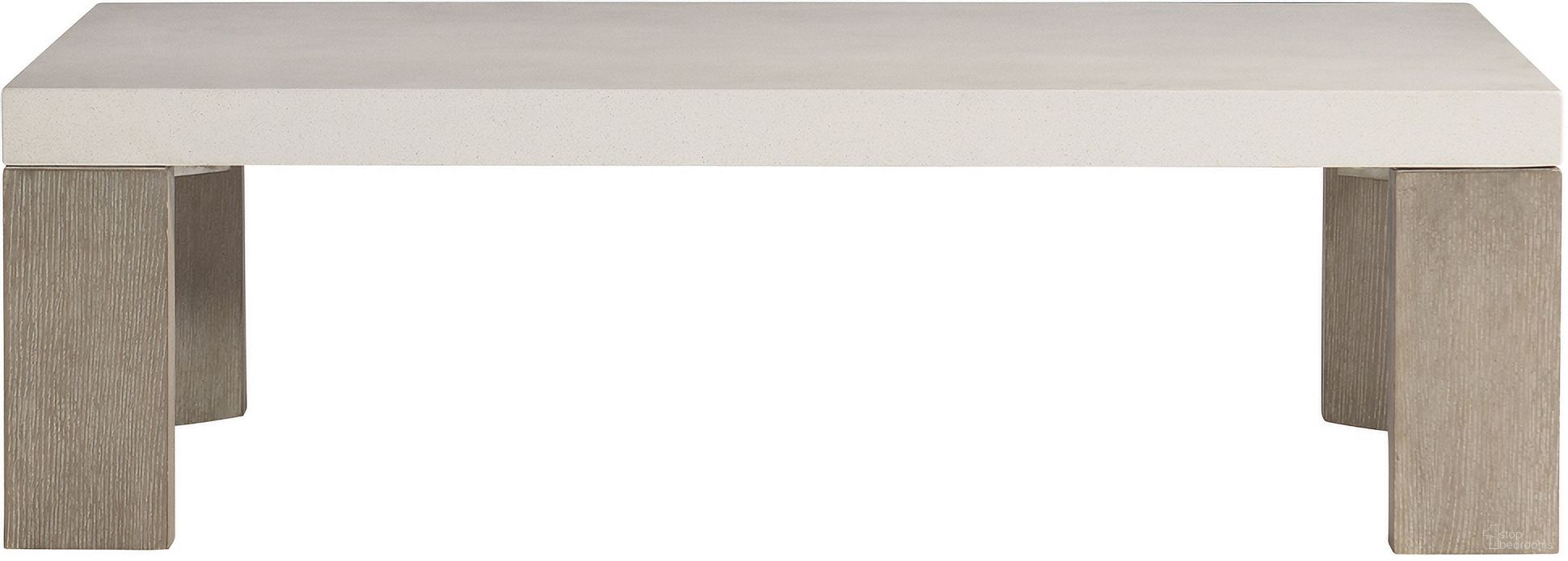 The appearance of Lorenzo Cocktail Table designed by Bernhardt in the modern / contemporary interior design. This flint piece of furniture  was selected by 1StopBedrooms from Lorenzo Collection to add a touch of cosiness and style into your home. Sku: 465021. Material: Concrete.