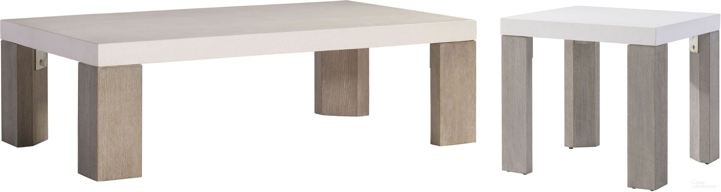 The appearance of Lorenzo Occasional Table Set designed by Bernhardt in the modern / contemporary interior design. This flint piece of furniture  was selected by 1StopBedrooms from Lorenzo Collection to add a touch of cosiness and style into your home. Sku: 465021;465111. Material: Concrete.