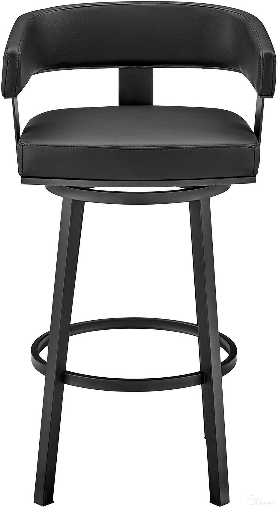 Armen Living Lorin Swivel Bar Stool