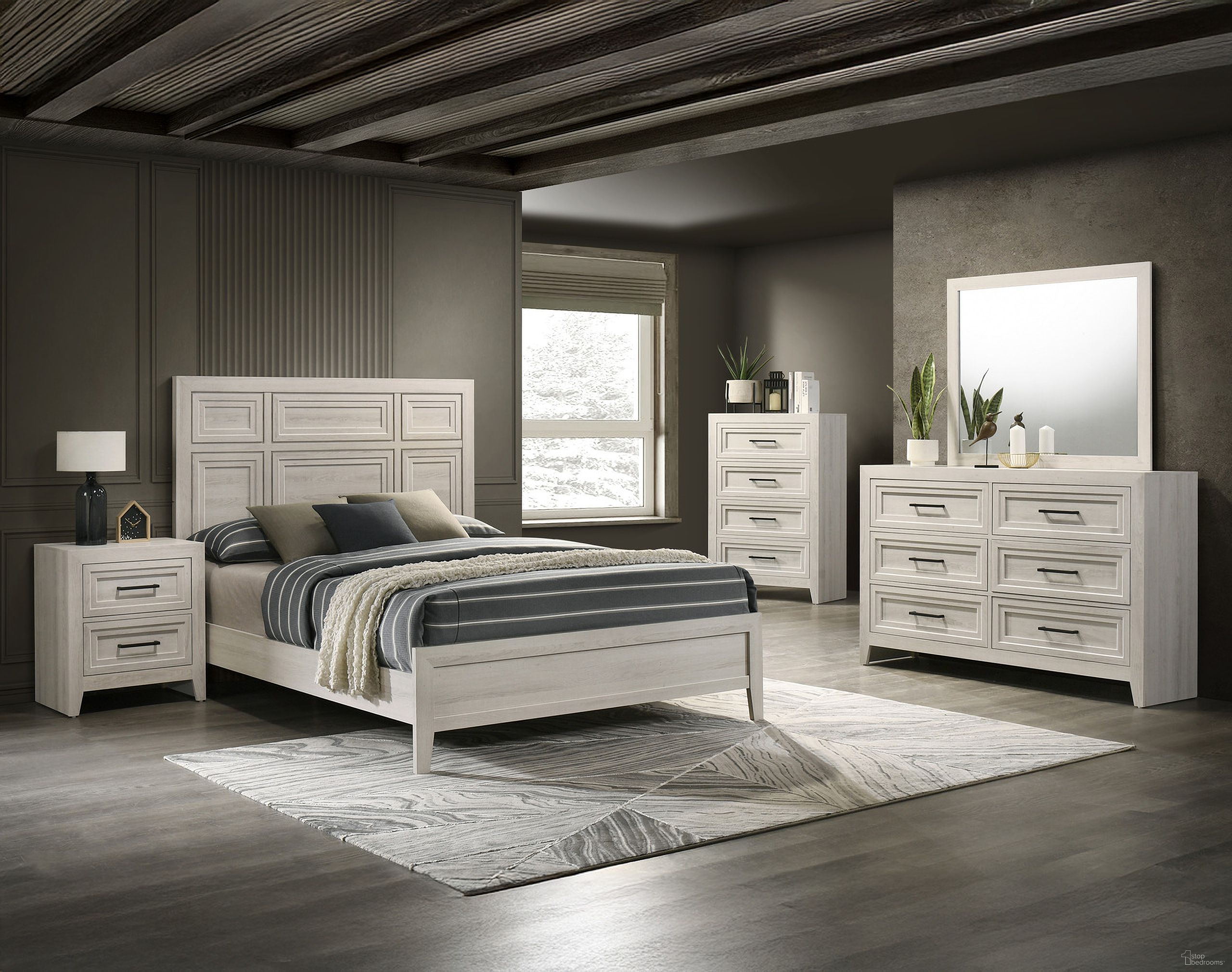 The appearance of Lorraine Dresser In Antique White designed by Crown Mark in the transitional interior design. This antique white piece of furniture was selected by 1StopBedrooms from Lorraine Collection to add a touch of cosiness and style into your home. Sku: B6600-1. Material: MDF.