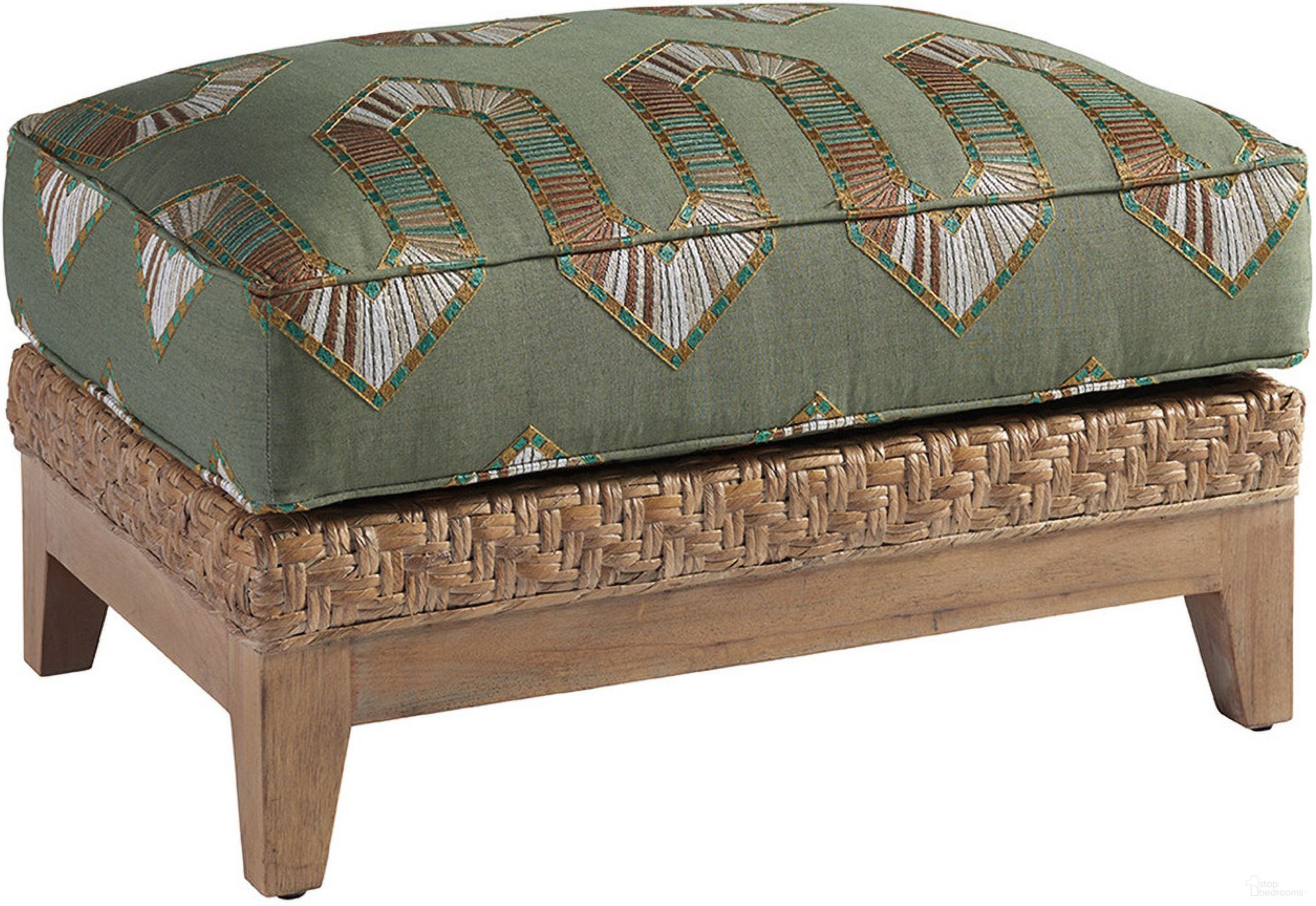 The appearance of Los Altos Danville Ottoman In Newcastle designed by Tommy Bahama in the transitional interior design. This newcastle piece of furniture was selected by 1StopBedrooms from Los Altos Collection to add a touch of cosiness and style into your home. Sku: 1930-44-40. Material: Metal.