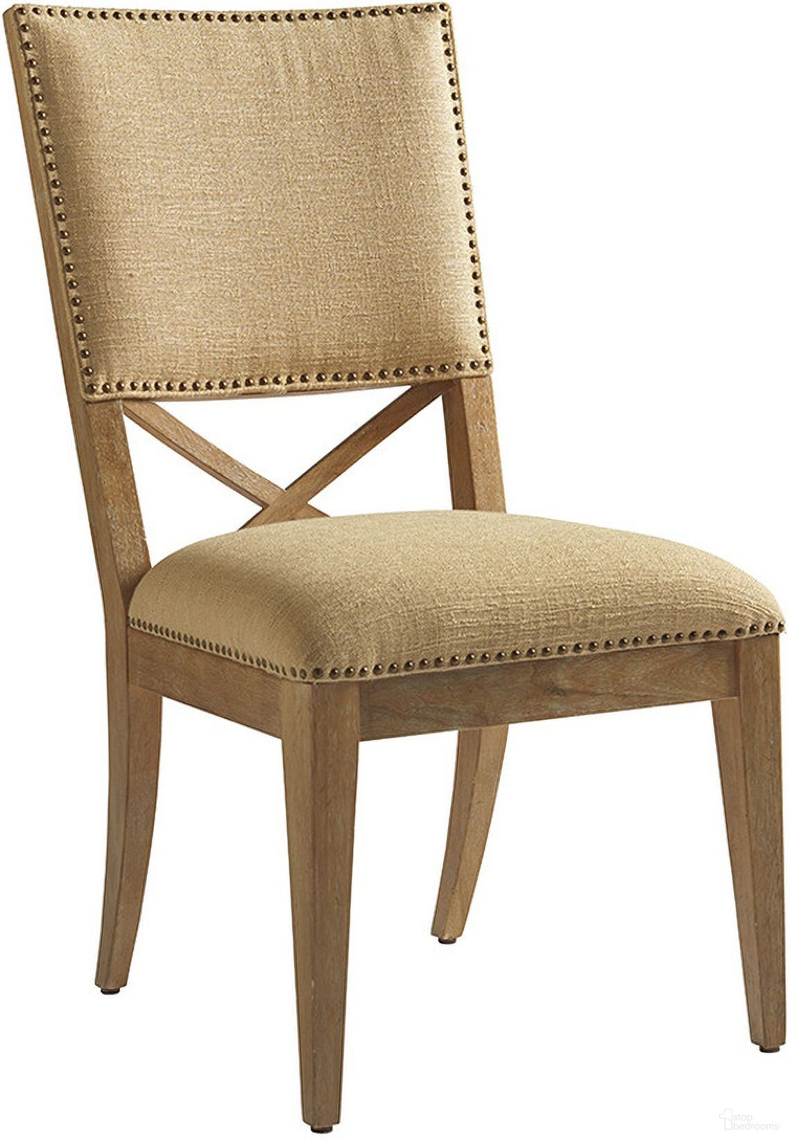 The appearance of Los Altos Alderman Upholstered Side Chair Set of 2 In Newcastle designed by Tommy Bahama in the traditional interior design. This newcastle piece of furniture was selected by 1StopBedrooms from Los Altos Collection to add a touch of cosiness and style into your home. Sku: 566-880-01. Material: Metal. Chair Type: Side Chair.