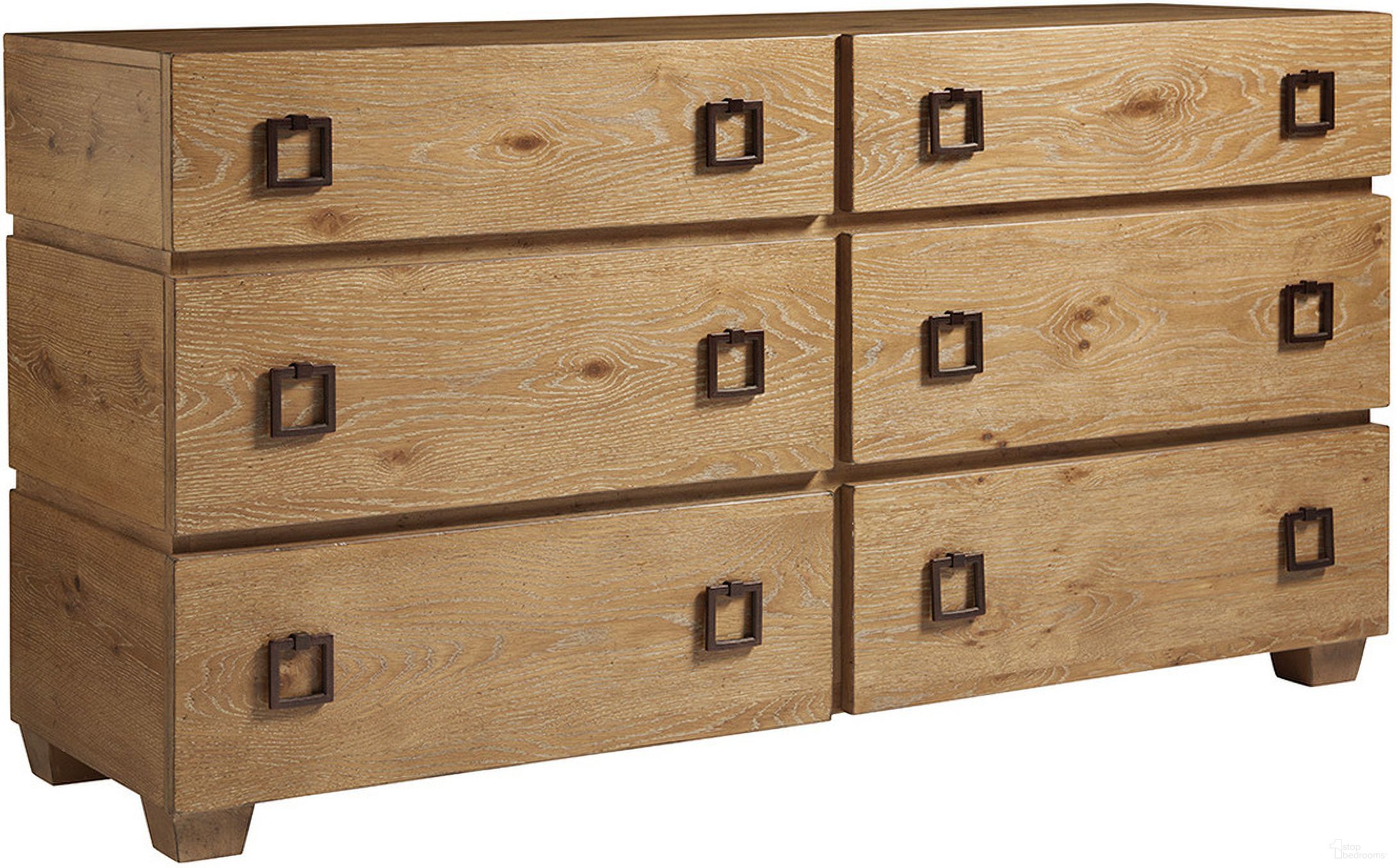 The appearance of Los Altos Armiston Double Dresser In Newcastle designed by Tommy Bahama in the modern / contemporary interior design. This newcastle piece of furniture was selected by 1StopBedrooms from Los Altos Collection to add a touch of cosiness and style into your home. Sku: 566-222. Material: Metal.