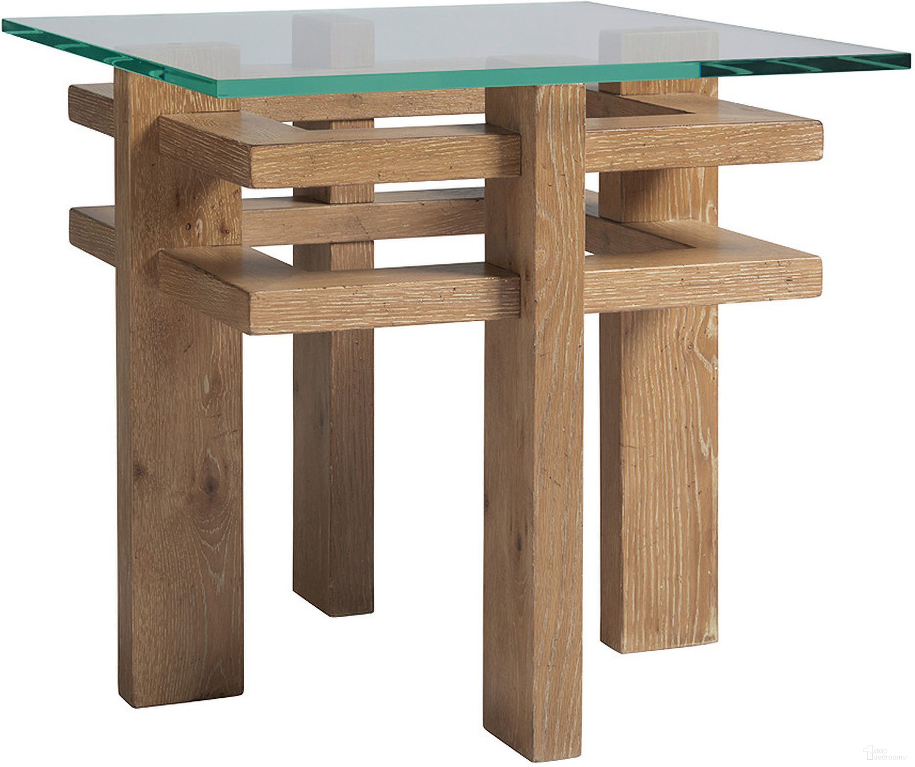 The appearance of Los Altos Calcutta Square End Table In Newcastle designed by Tommy Bahama in the modern / contemporary interior design. This newcastle piece of furniture  was selected by 1StopBedrooms from Los Altos Collection to add a touch of cosiness and style into your home. Sku: 566-955C. Material: Metal.