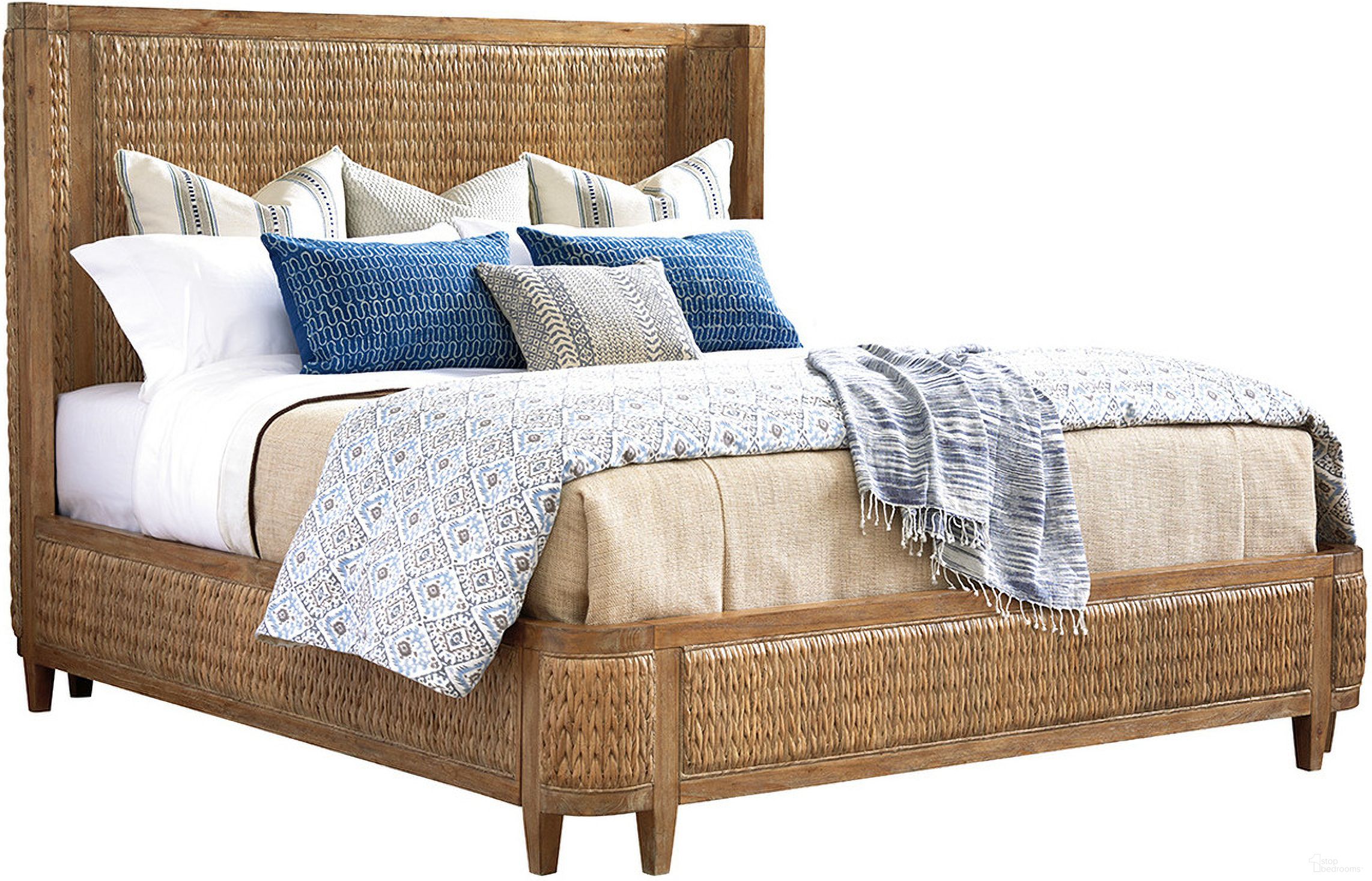 Los Altos Ivory Coast Woven California King Bed In Newcastle