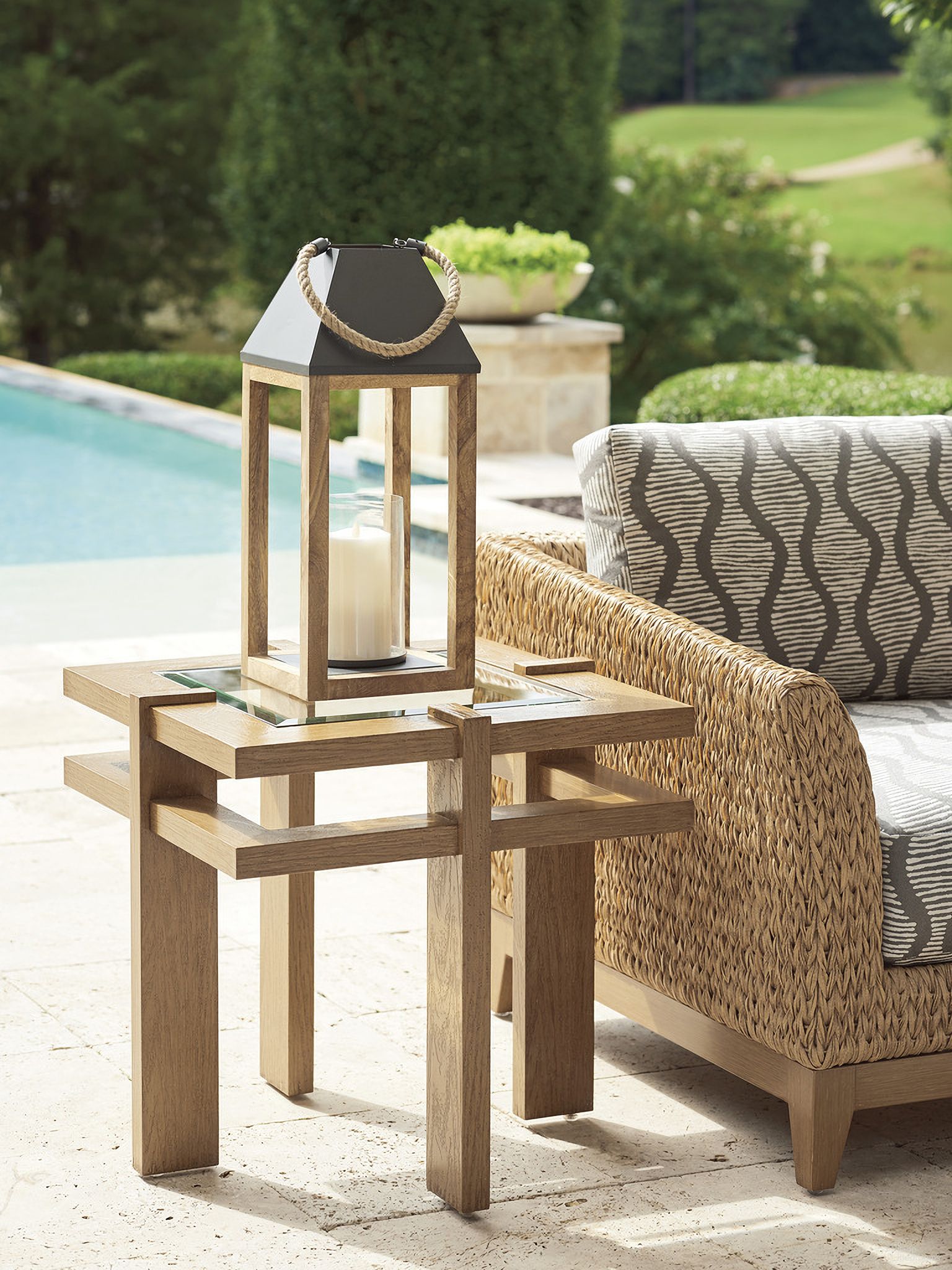 Tommy Bahama Los Altos Valley View End Table - Thumbnail 2