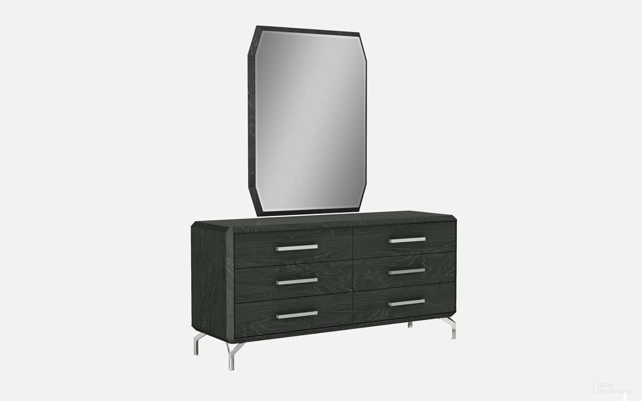 The appearance of Los Angeles Double Dresser In Grey designed by Whiteline Modern Living in the modern / contemporary interior design. This grey piece of furniture was selected by 1StopBedrooms from Los Collection to add a touch of cosiness and style into your home. Sku: DR1618D-GRY. Material: Stainless Steel.