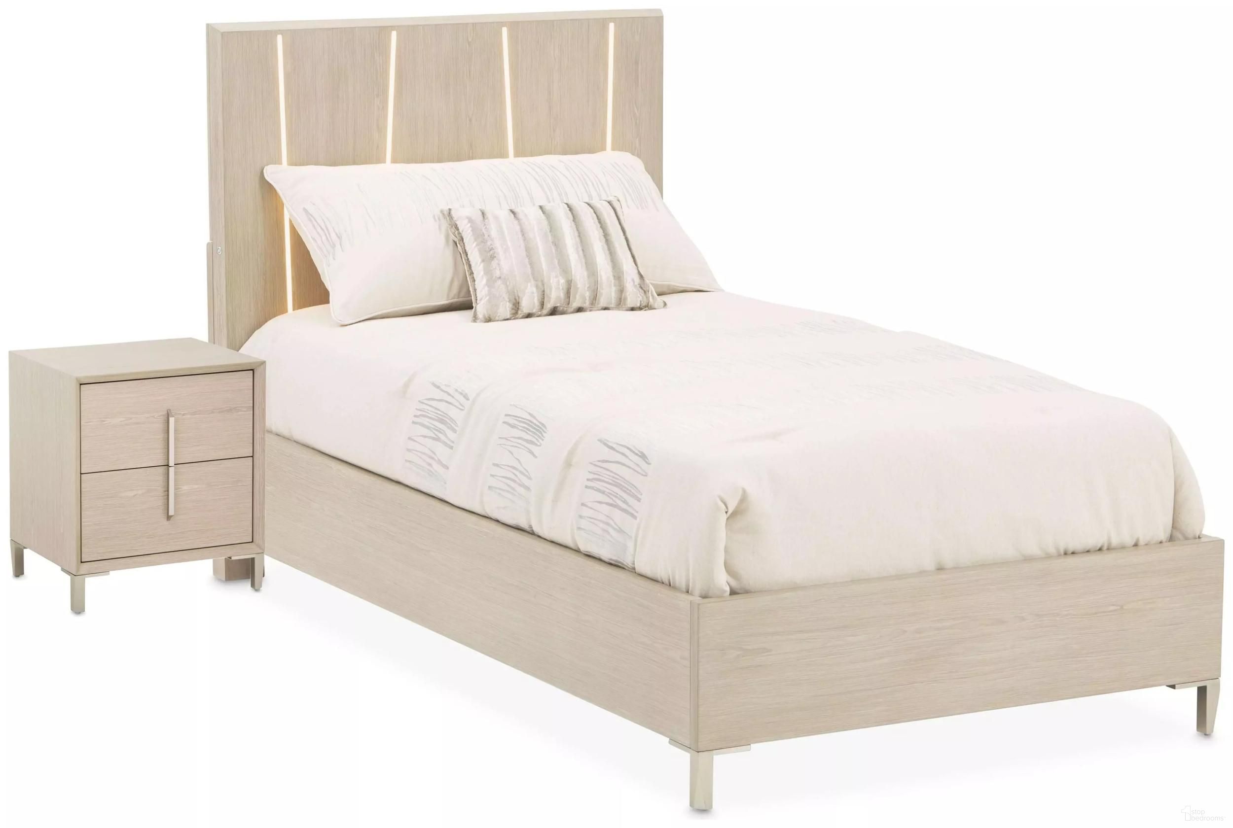 Lotus Bay Youth Panel Bedroom Set In Sand