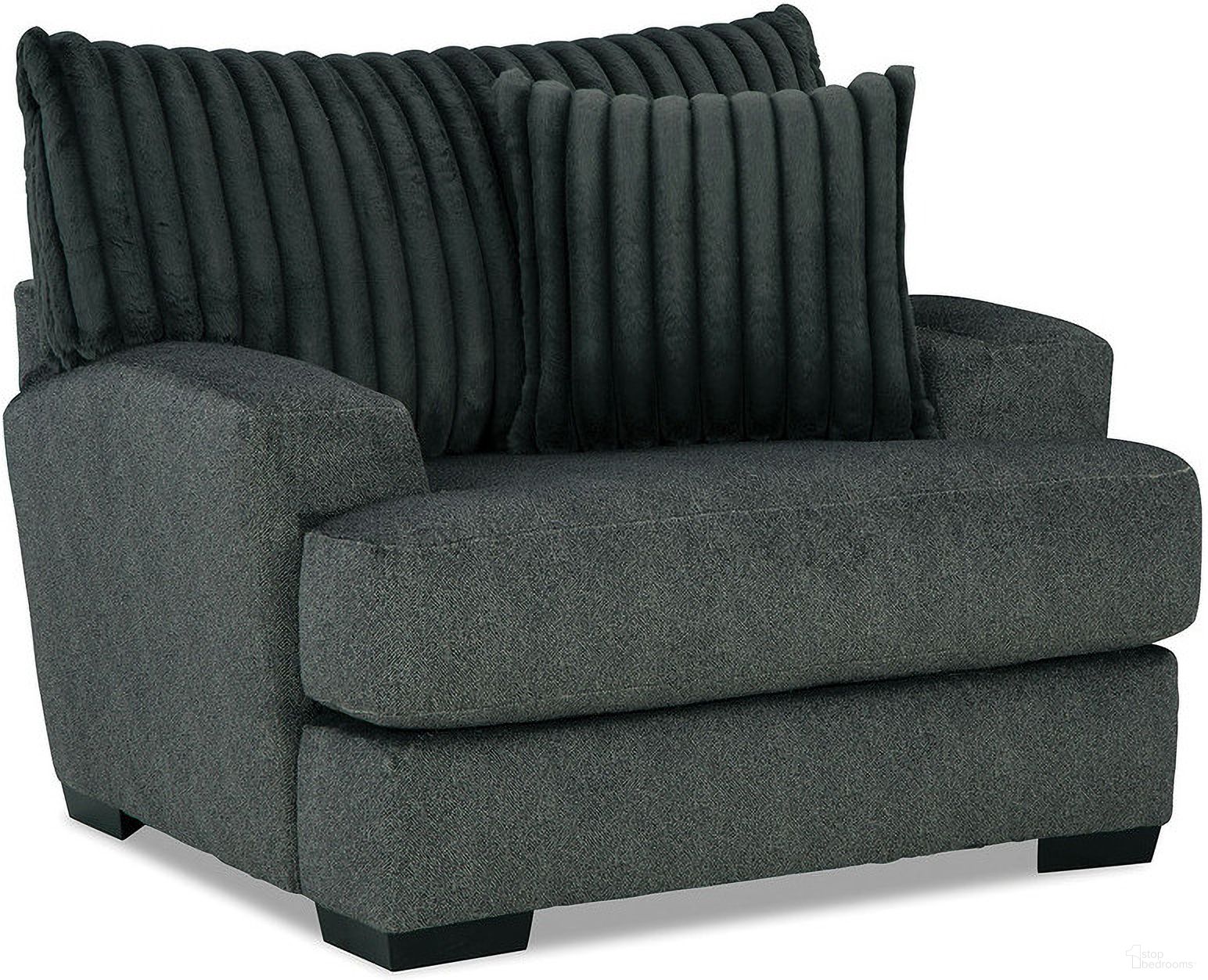 The appearance of Loughlin Chair In Gun Metal designed by Furniture of America in the transitional interior design. This gun metal piece of furniture was selected by 1StopBedrooms from Loughlin Collection to add a touch of cosiness and style into your home. Sku: SM5195-CH. Material: Chenille.