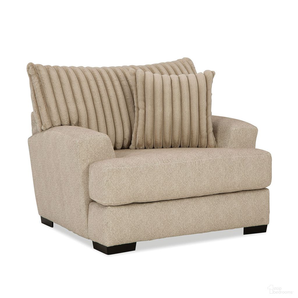 The appearance of Loughlin Chair In Light Brown designed by Furniture of America in the transitional interior design. This light brown piece of furniture was selected by 1StopBedrooms from Loughlin Collection to add a touch of cosiness and style into your home. Sku: SM5193-CH. Material: Chenille.