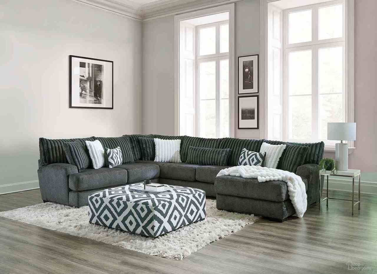 Loughton Sectional In Gun Metal