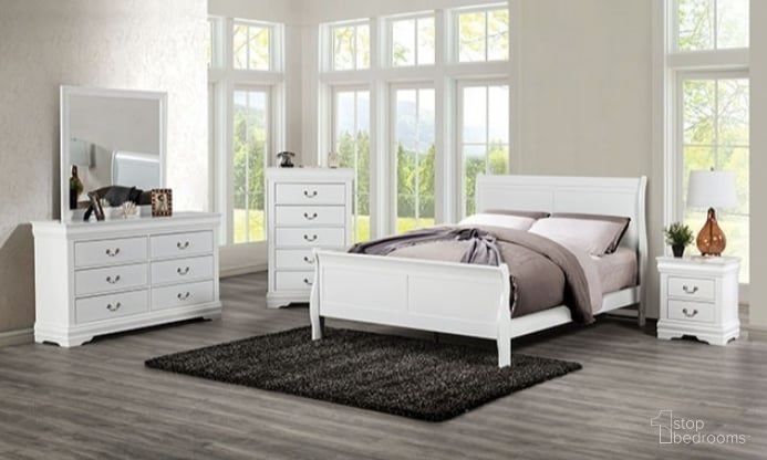 Louis Philippe Bedroom Set In White
