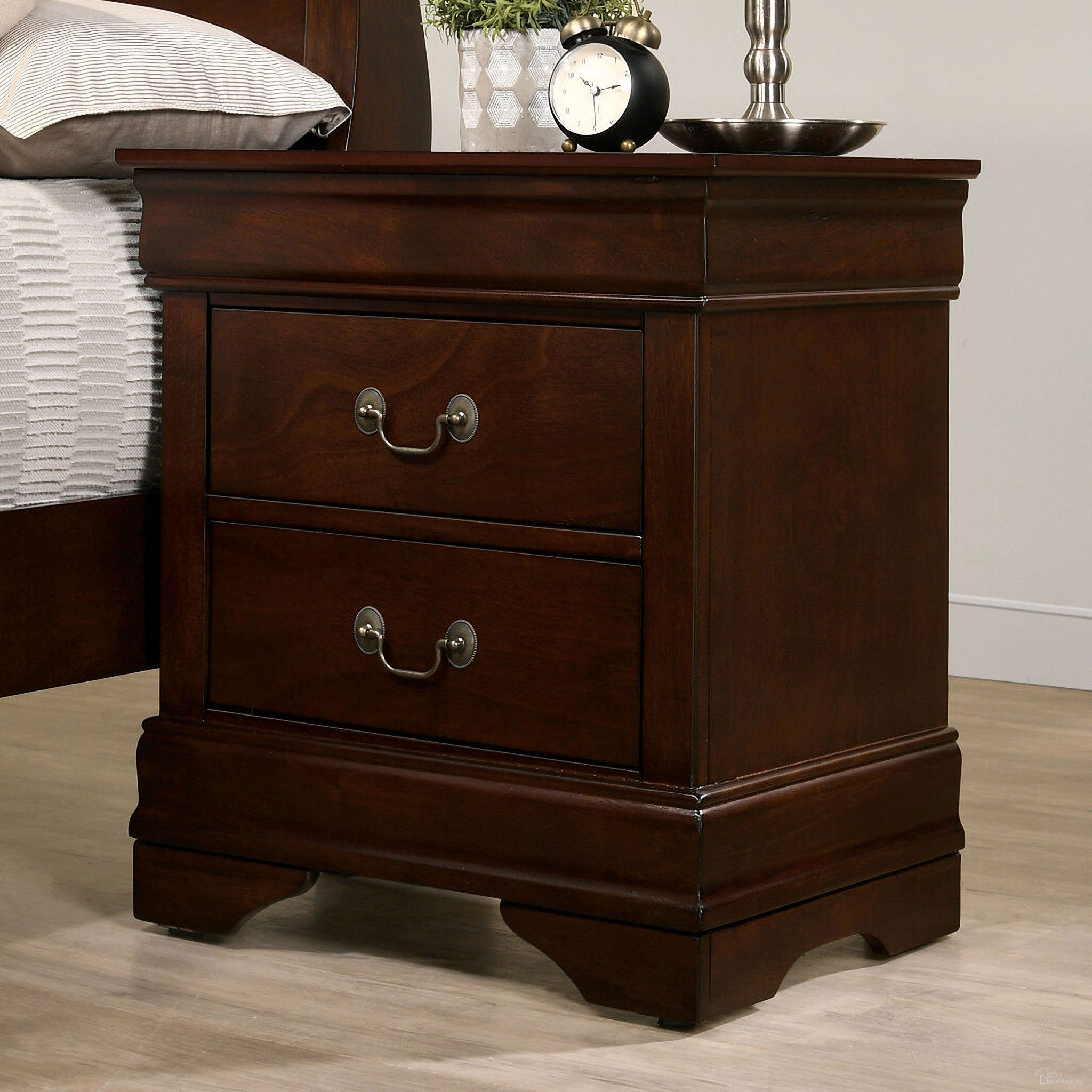 Louis Philippe Night Stand In Cherry