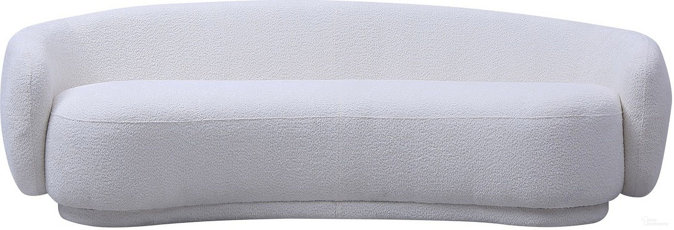 The appearance of Lounge Sofa In Off White designed by J&M in the modern / contemporary interior design. This off white piece of furniture was selected by 1StopBedrooms from Lounge Collection to add a touch of cosiness and style into your home. Sku: 17769-S. Material: Boucle.
