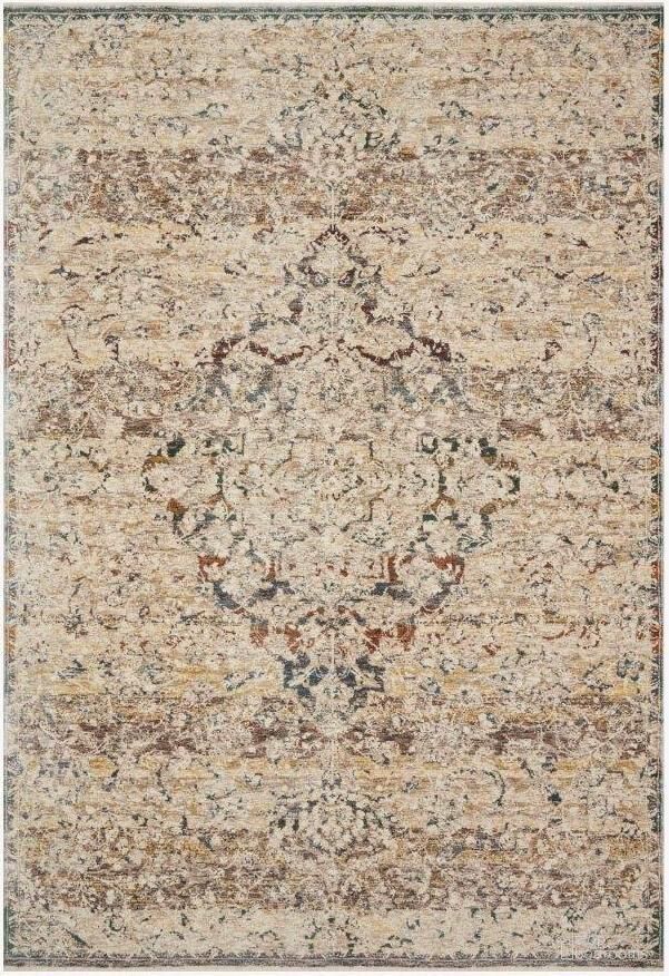 The appearance of Lourdes Ivory/Multi 2'7" x 10' Rug designed by Loloi Rugs in the traditional interior design. This ivory and multi piece of furniture was selected by 1StopBedrooms from Lourdes Collection to add a touch of cosiness and style into your home. Sku: LOURLOU-06IVML27A0. Material: Polyester.