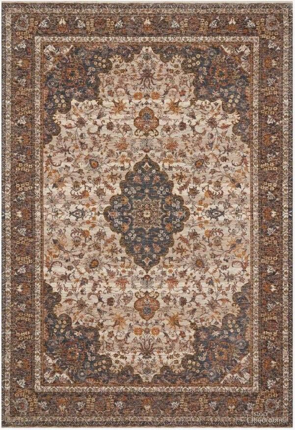 The appearance of Lourdes Natural/Ocean Rug LOURLOU-01NAOC160S designed by Loloi Rugs in the traditional interior design. This natural and ocean piece of furniture was selected by 1StopBedrooms from Lourdes Collection to add a touch of cosiness and style into your home. Sku: LOURLOU-01NAOC160S. Material: Polyester.