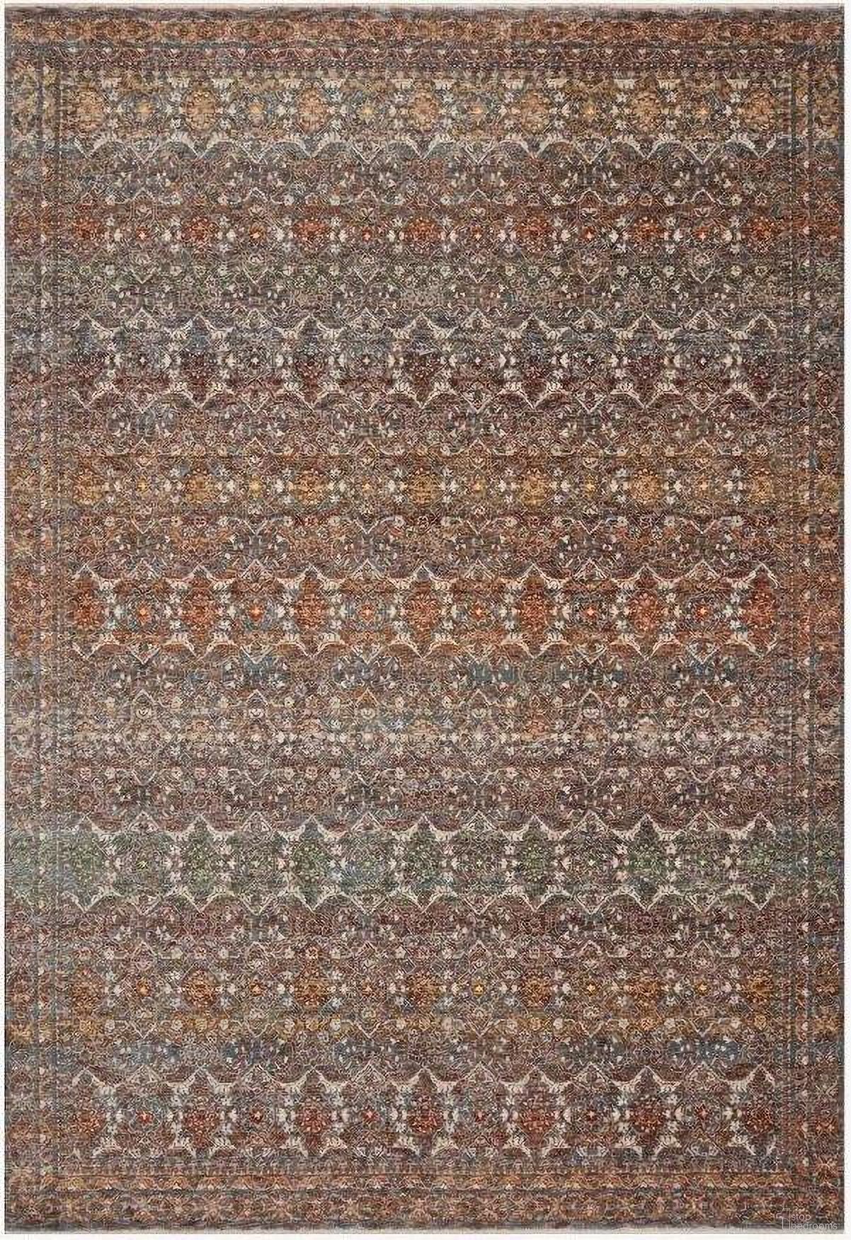 The appearance of Lourdes Stone/Multi 2'3" x 3'10" Rug designed by Loloi Rugs in the traditional interior design. This stone and multi piece of furniture  was selected by 1StopBedrooms from Lourdes Collection to add a touch of cosiness and style into your home. Sku: LOURLOU-03SNML233A. Material: Polyester.