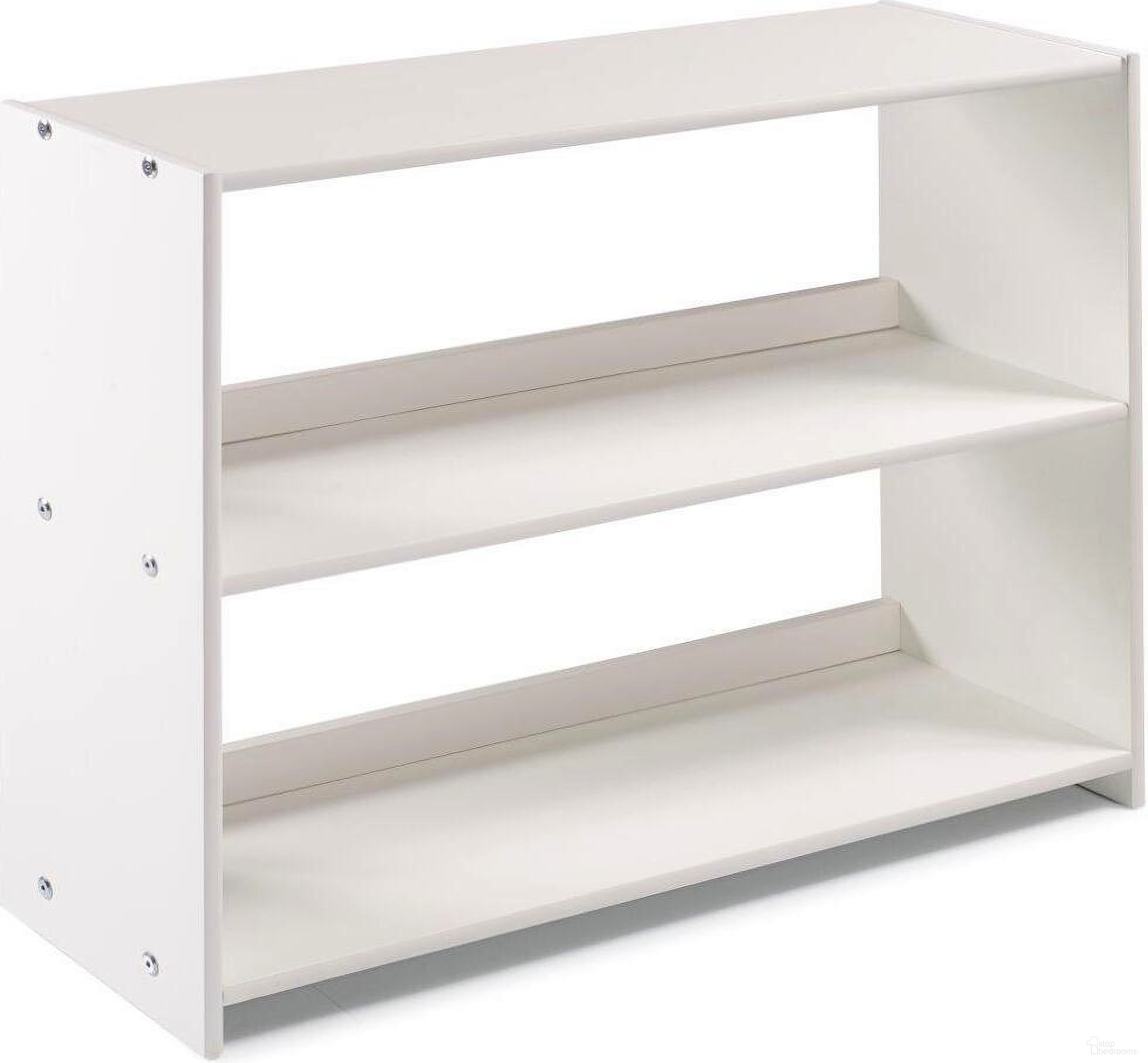 The appearance of Louver Low Loft Bookcase White designed by DONCO kids in the modern / contemporary interior design. This white piece of furniture was selected by 1StopBedrooms from to add a touch of cosiness and style into your home. Sku: 790-DW. Material: Wood.