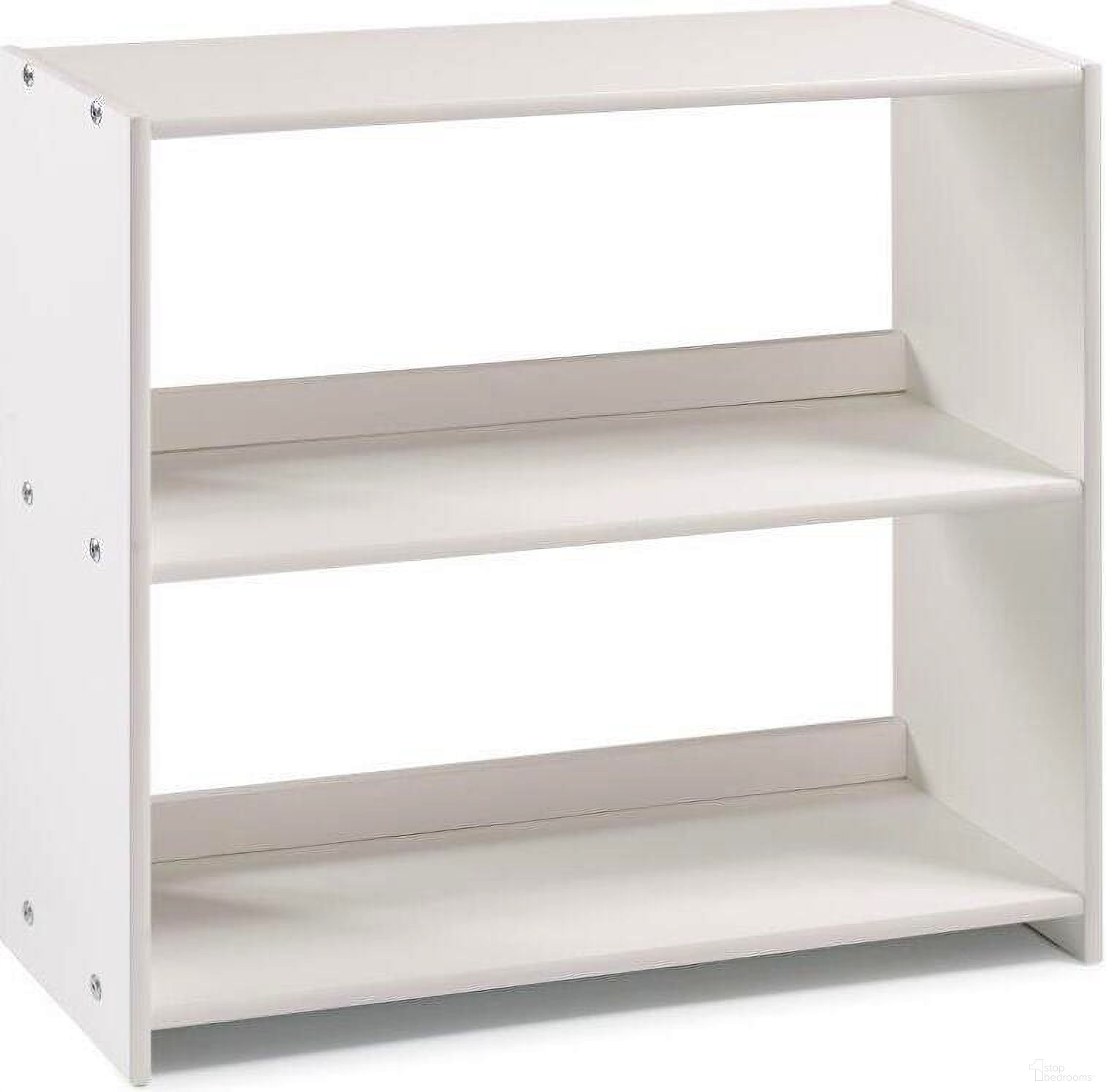 The appearance of Louver Low Loft Small Bookcase White designed by DONCO kids in the modern / contemporary interior design. This white piece of furniture  was selected by 1StopBedrooms from  to add a touch of cosiness and style into your home. Sku: 790-EW. Material: Wood.