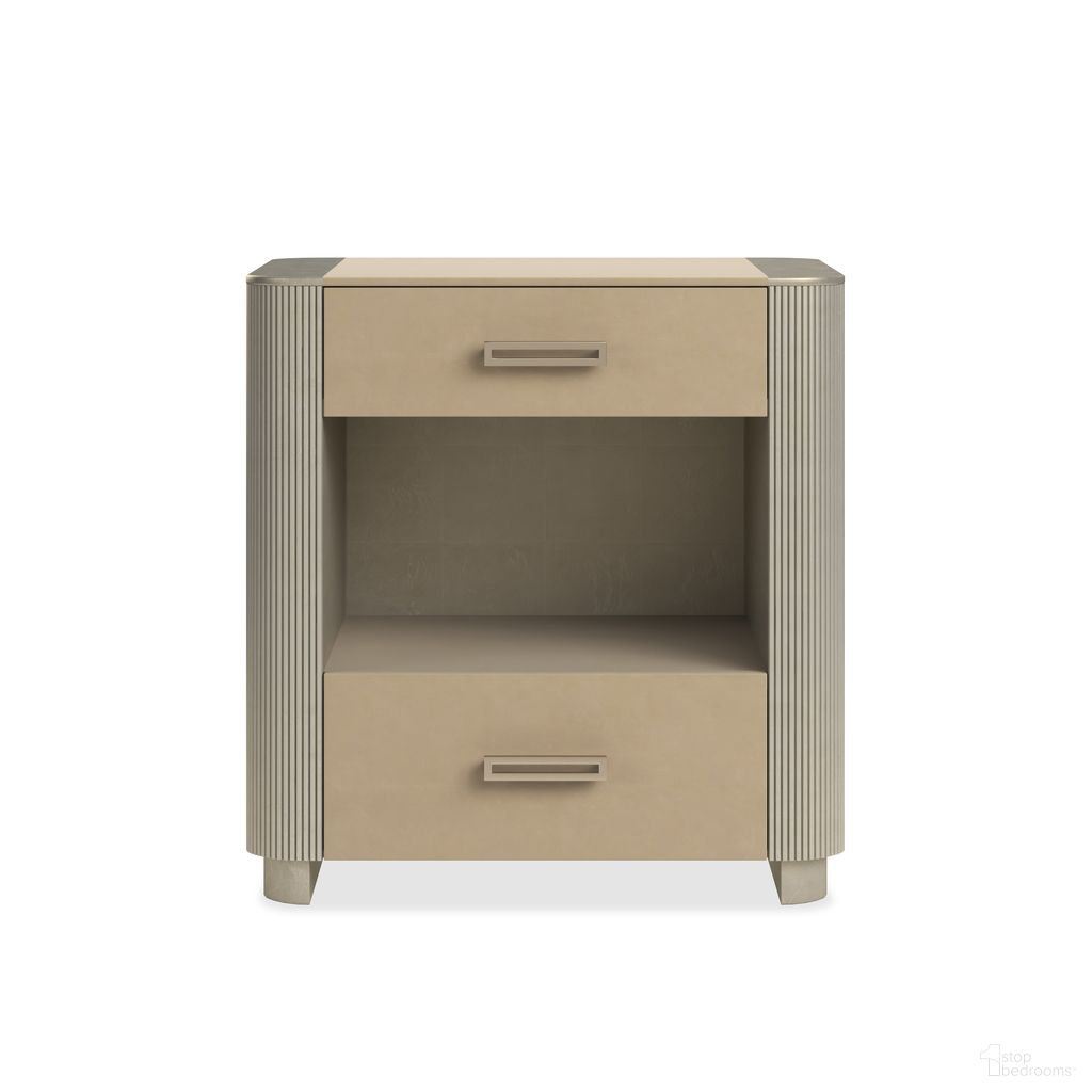 The appearance of Love-Ly 25 Inch Nightstand In Beige designed by Caracole in the modern / contemporary interior design. This beige piece of furniture was selected by 1StopBedrooms from Love-Ly Collection to add a touch of cosiness and style into your home. Sku: CLA-424-0615. Material: Resin.
