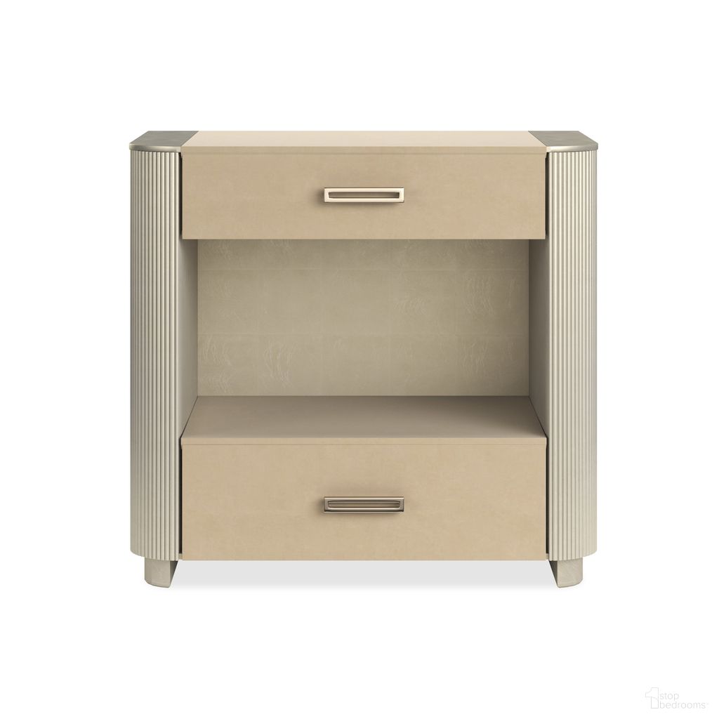 The appearance of Love-Ly Nightstand In Beige designed by Caracole in the modern / contemporary interior design. This beige piece of furniture  was selected by 1StopBedrooms from Love-Ly Collection to add a touch of cosiness and style into your home. Sku: CLA-424-065. Material: Resin.