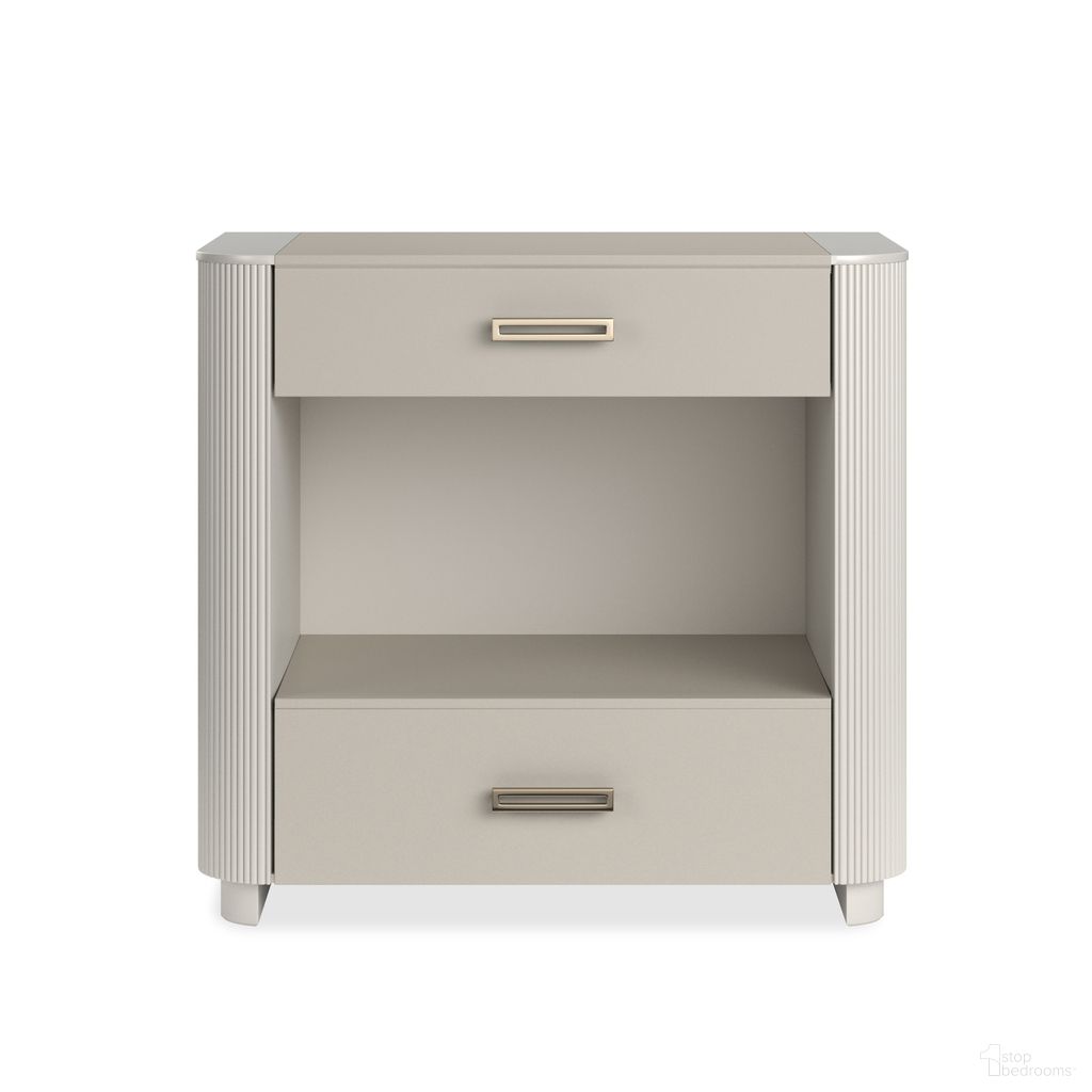 The appearance of Love-Ly Nightstand In Cream designed by Caracole in the modern / contemporary interior design. This cream piece of furniture  was selected by 1StopBedrooms from Love-Ly Collection to add a touch of cosiness and style into your home. Sku: CLA-424-0617. Material: Resin.