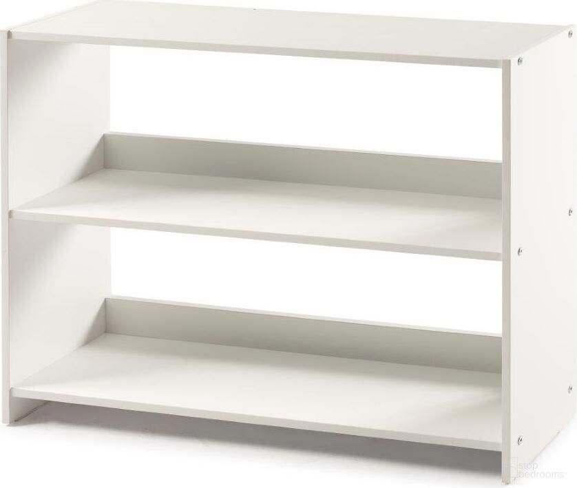 The appearance of Low Loft Bookcase Shelf White designed by DONCO kids in the modern / contemporary interior design. This white piece of furniture was selected by 1StopBedrooms from to add a touch of cosiness and style into your home. Sku: 5000-CW. Material: Wood.