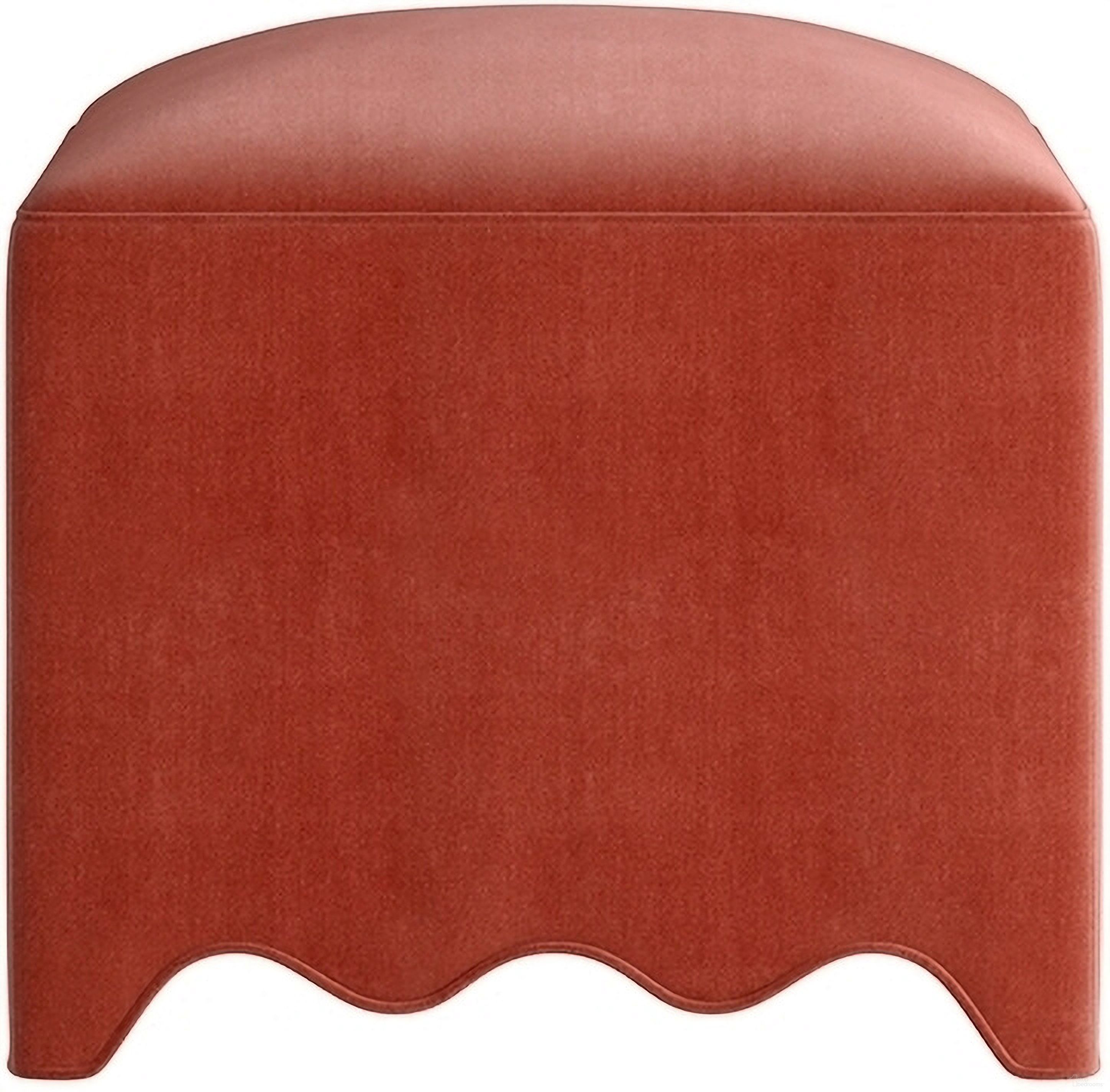 The appearance of Lowry Ottoman In Terracotta Rose designed by A.R.T. in the traditional interior design. This terracotta rose piece of furniture was selected by 1StopBedrooms from Artisan Collection to add a touch of cosiness and style into your home. Sku: 738504-5000. Material: Pine.