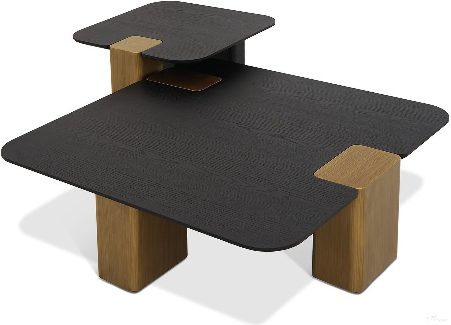 The appearance of LP 467E4 CoffeeTable designed by J&M in the modern / contemporary interior design. This black oak piece of furniture was selected by 1StopBedrooms from 467 E4 Collection to add a touch of cosiness and style into your home. Sku: 19799-CT.