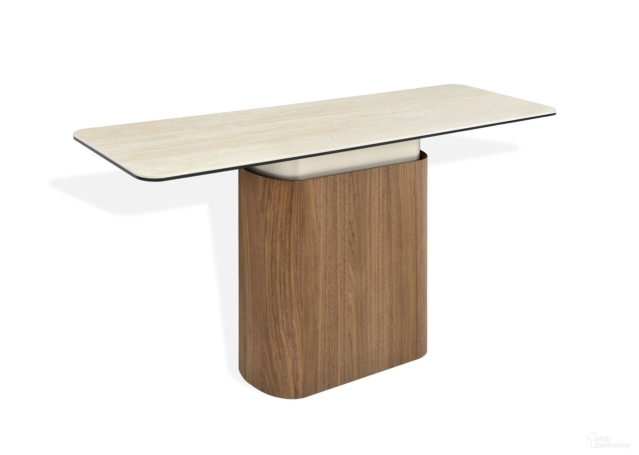 LP Balsato Console In Walnut And Champagne