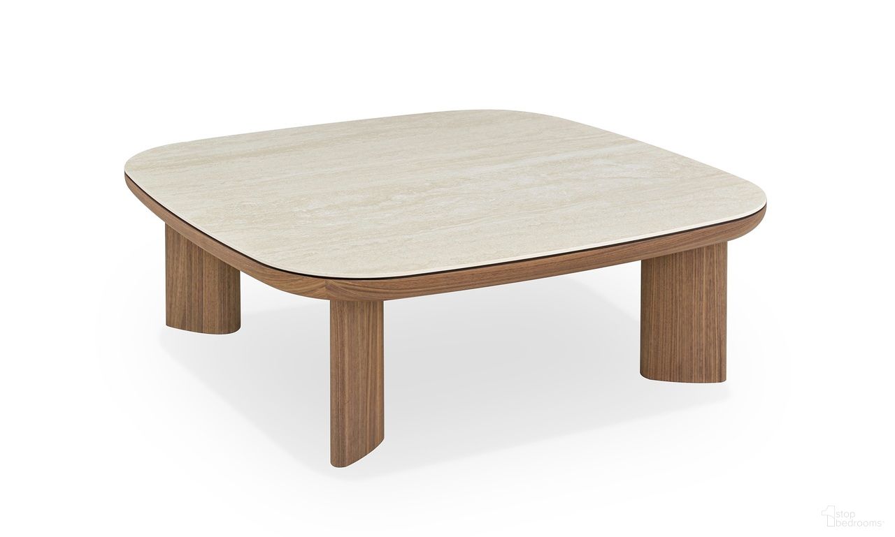 LP Clover Coffee Table In Walnut