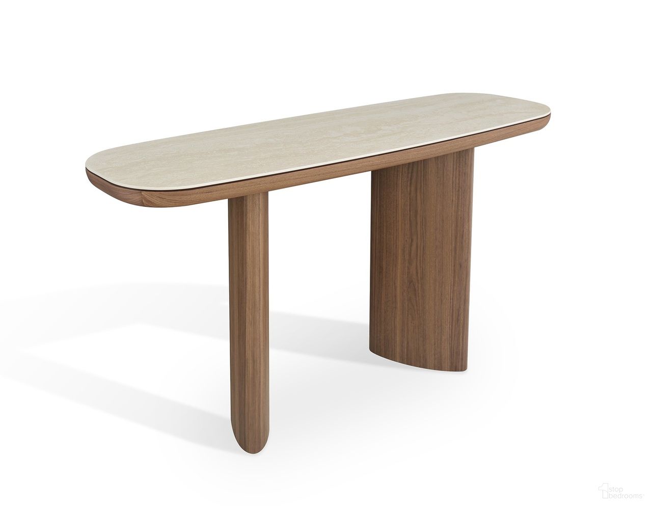 LP Clover Console In Walnut