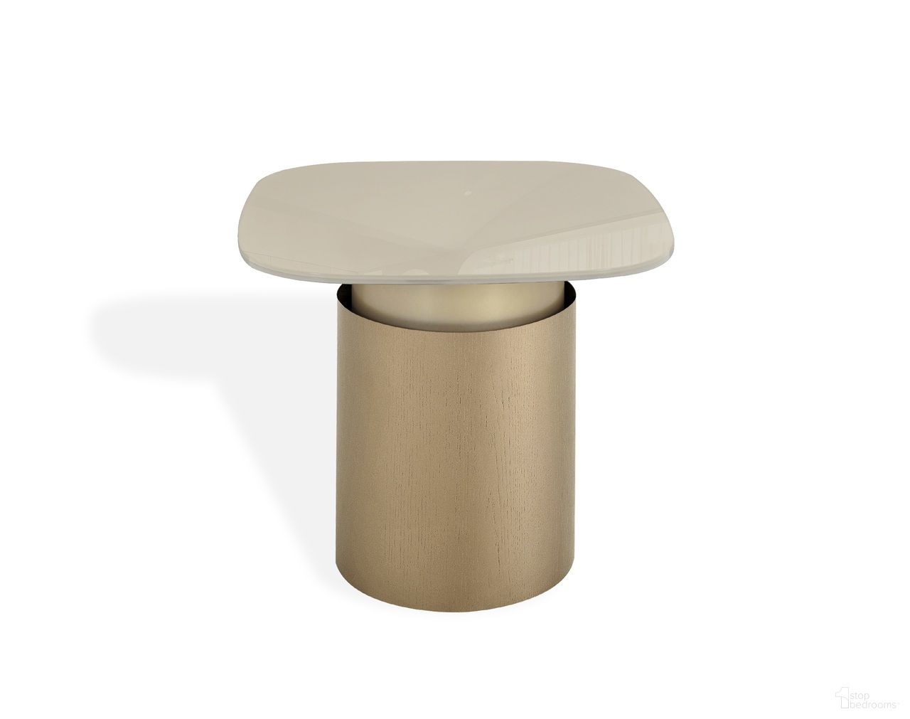 LP Essenza End Table In Champagne