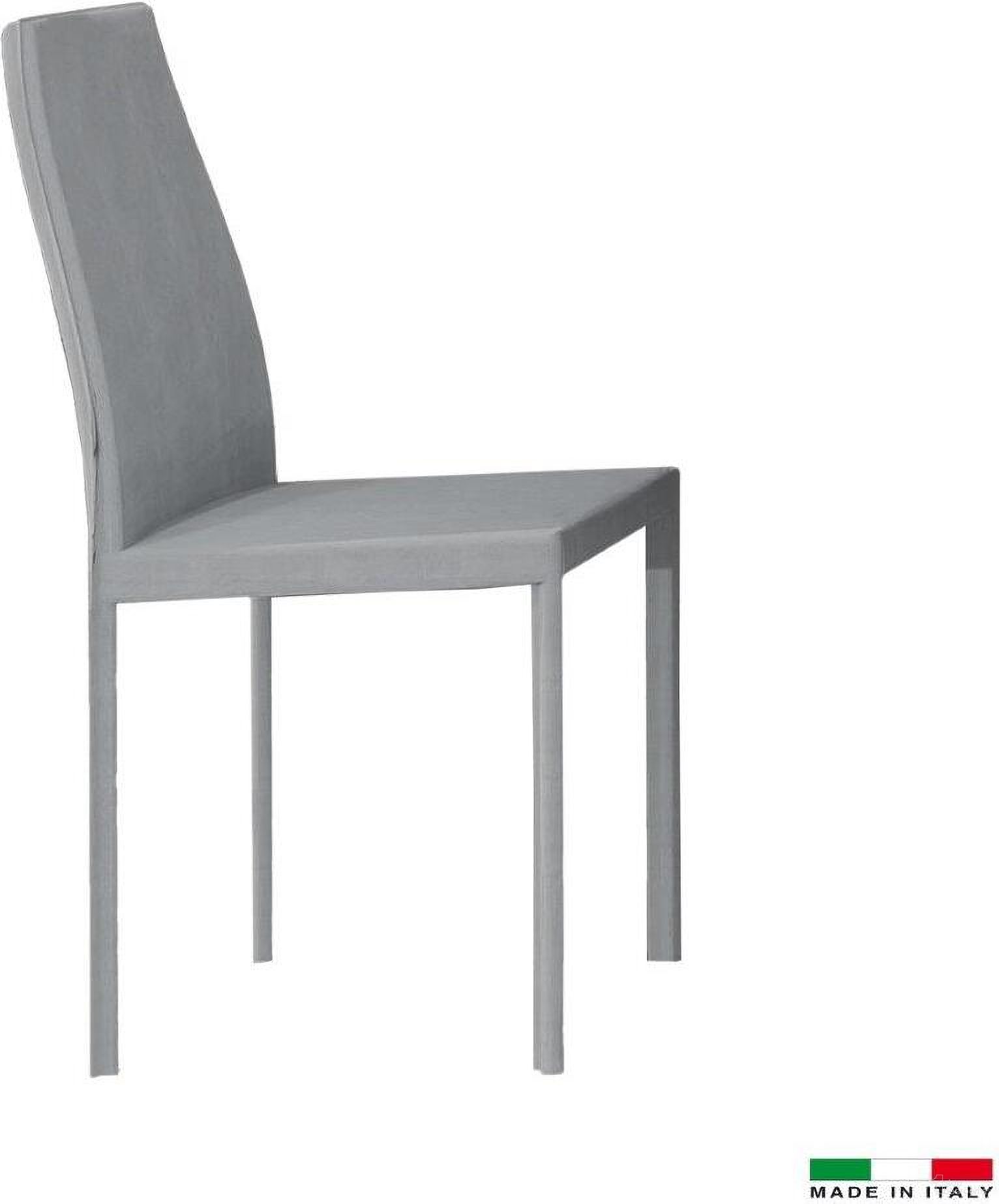 The appearance of Luca Dining Chair In Light Grey Set Of 2 designed by Bellini Modern Living in the modern / contemporary interior design. This light grey piece of furniture  was selected by 1StopBedrooms from Luca Collection to add a touch of cosiness and style into your home. Sku: Luca LGY. Material: Microfiber. Chair Type: Side Chair.