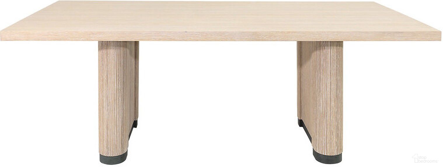 The appearance of Luca Dining Table In Natural Light designed by Yosemite Home Decor in the traditional interior design. This natural light piece of furniture  was selected by 1StopBedrooms from  to add a touch of cosiness and style into your home. Sku: 240117. Table Base Style: Double Pedestal. Material: Wood. Table Top Shape: Rectangular. Size: 40" x 82".