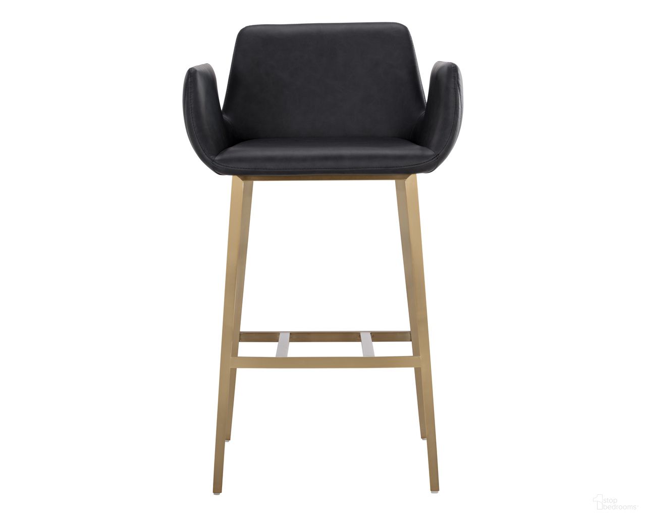 Lucano Barstool In Bravo Black